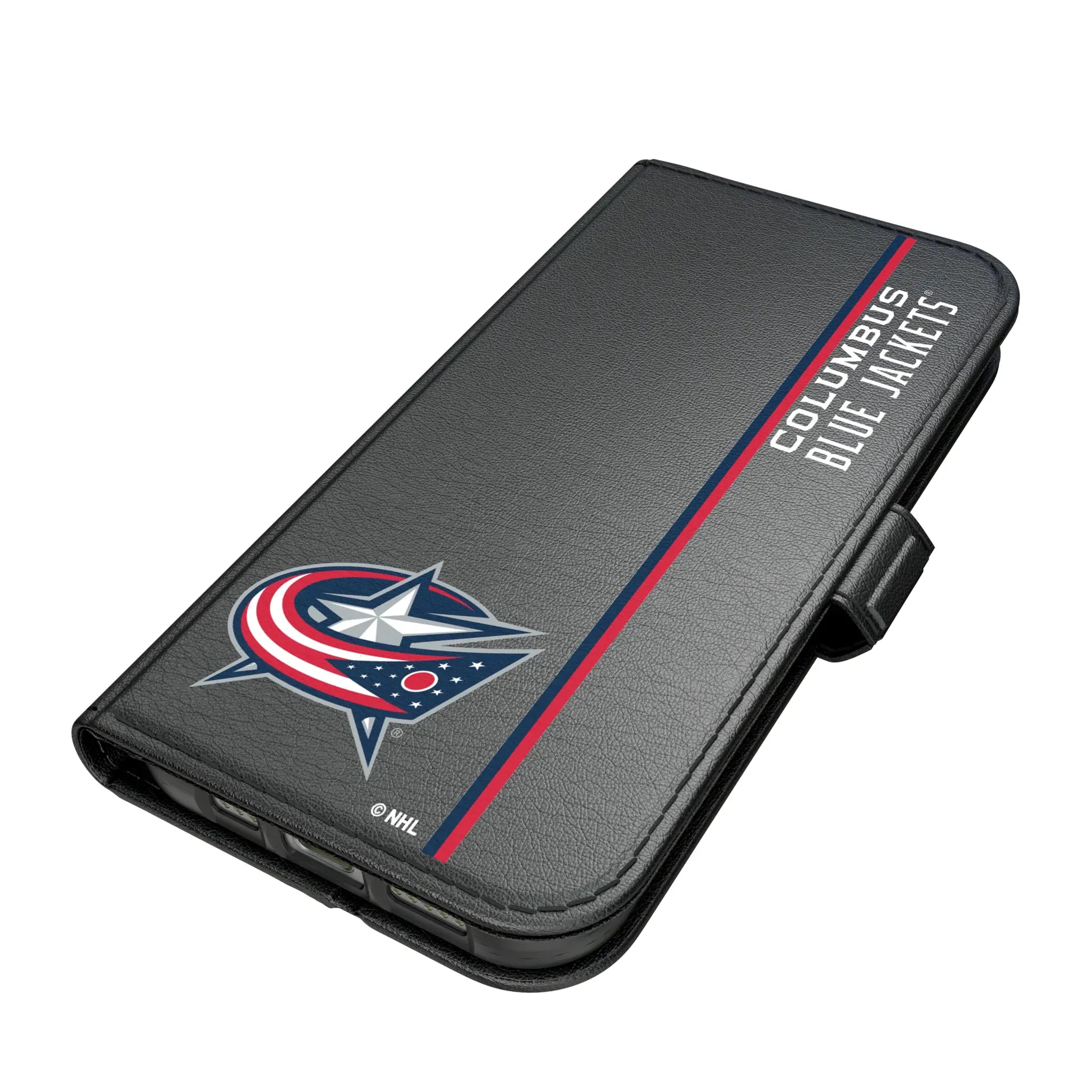 Columbus Blue Jackets Sidebar iPhone Folio Phone Case for Apple iPhone#Device_iPhone 17