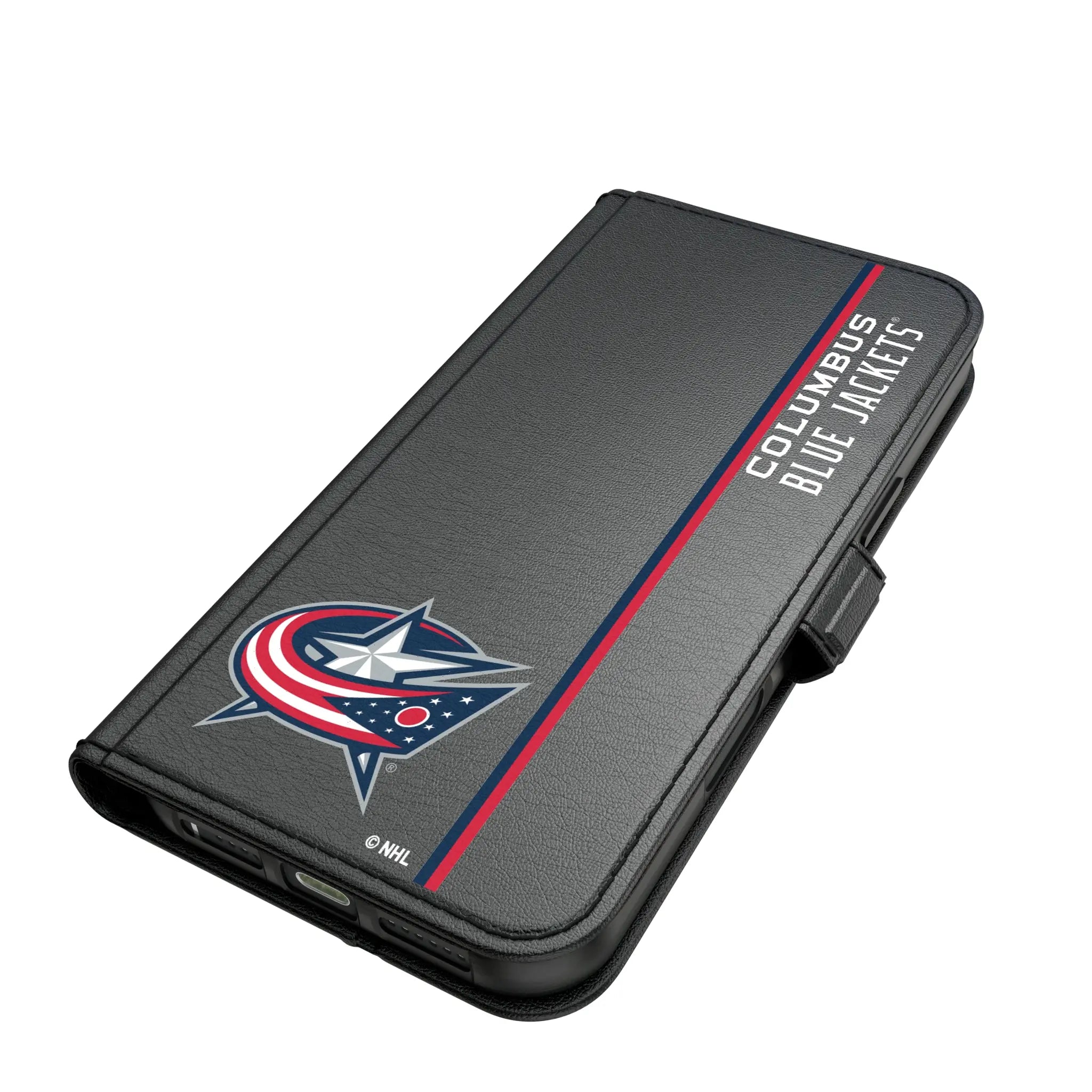 Columbus Blue Jackets Sidebar iPhone Folio Phone Case for Apple iPhone#Device_iPhone 17 Pro Max