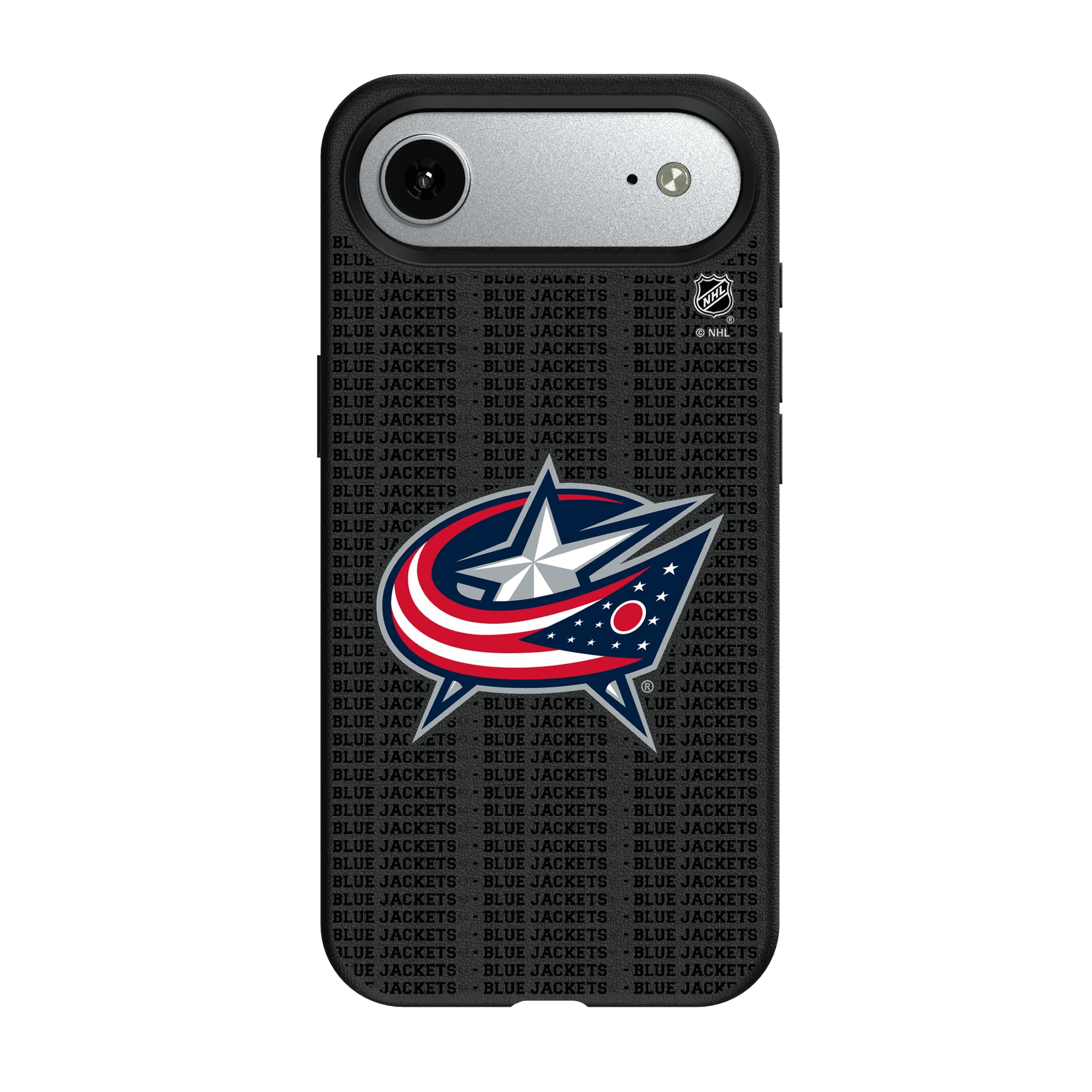 Columbus Blue Jackets Text Backdrop iPhone MagSafe Compatible Phone Case for Apple iPhone#Device_iPhone Air