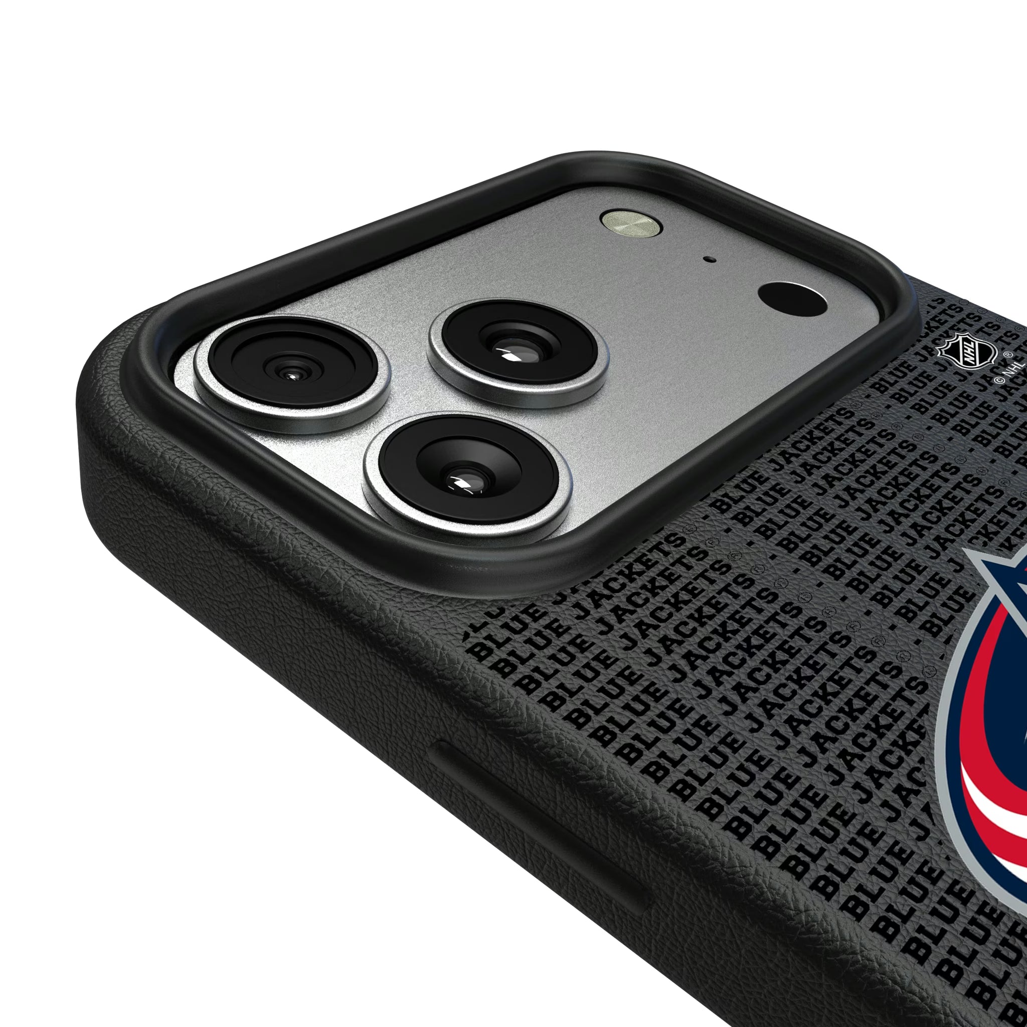 Columbus Blue Jackets Text Backdrop iPhone MagSafe Compatible Phone Case for Apple iPhone - Detail#Device_iPhone 17 Pro Max
