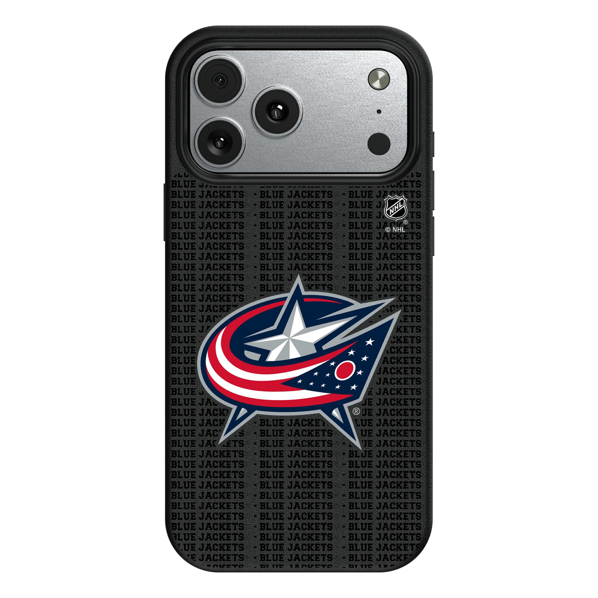 Columbus Blue Jackets Text Backdrop iPhone MagSafe Compatible Phone Case for Apple iPhone#Device_iPhone 17 Pro Max