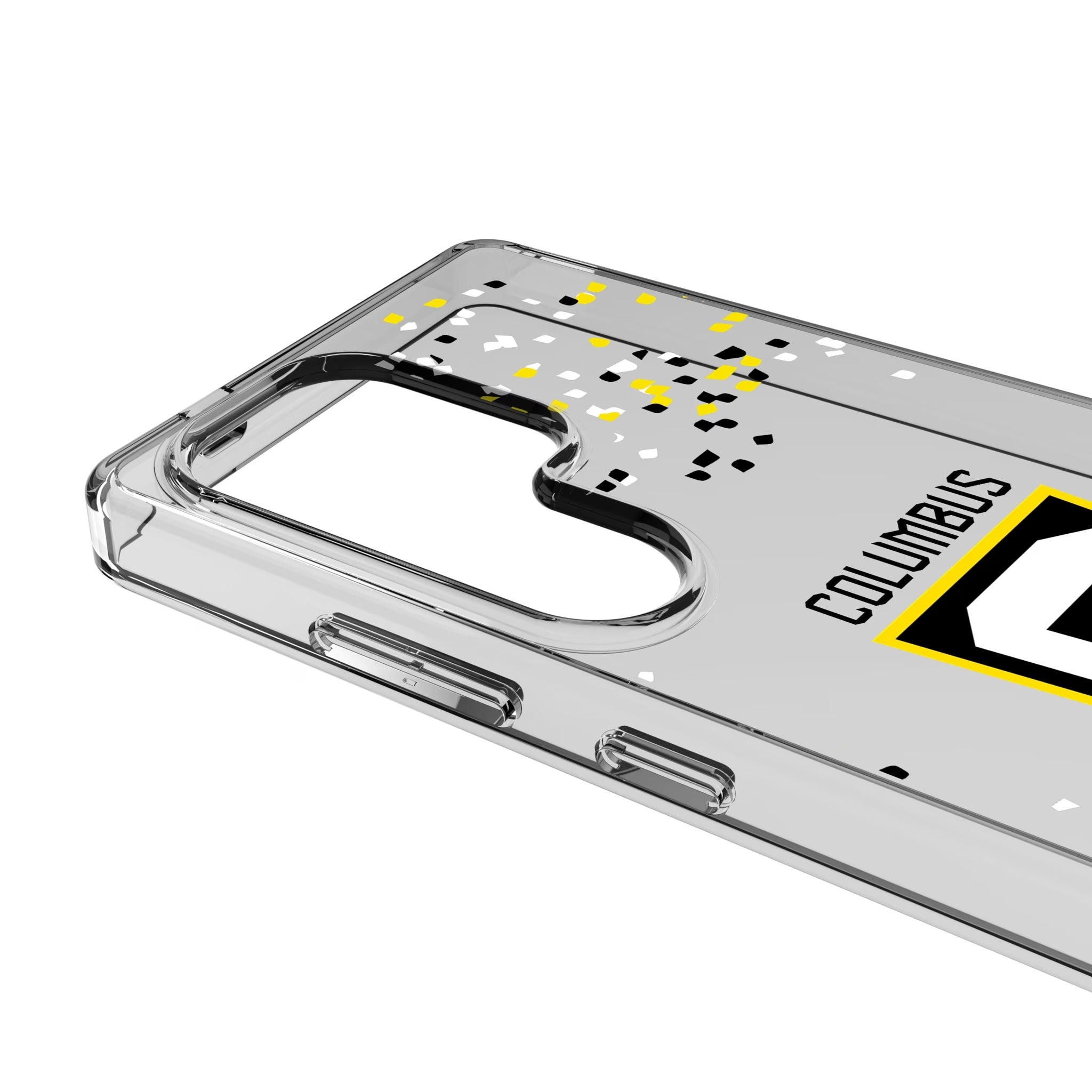 Columbus Crew Confetti Galaxy Clear Phone Case for Samsung Galaxy - Detail