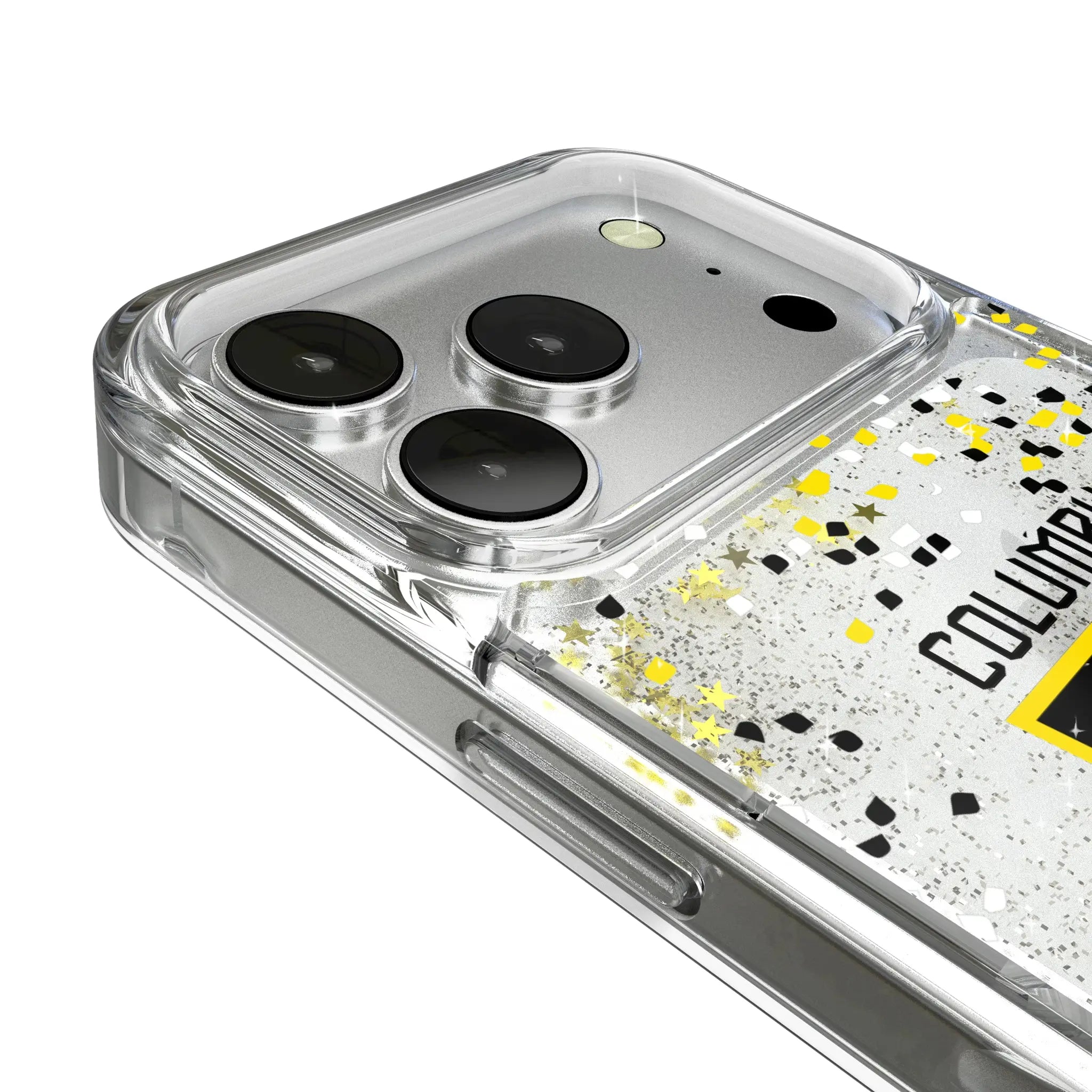 Columbus Crew Confetti iPhone Glitter Phone Case for Apple iPhone - Detail