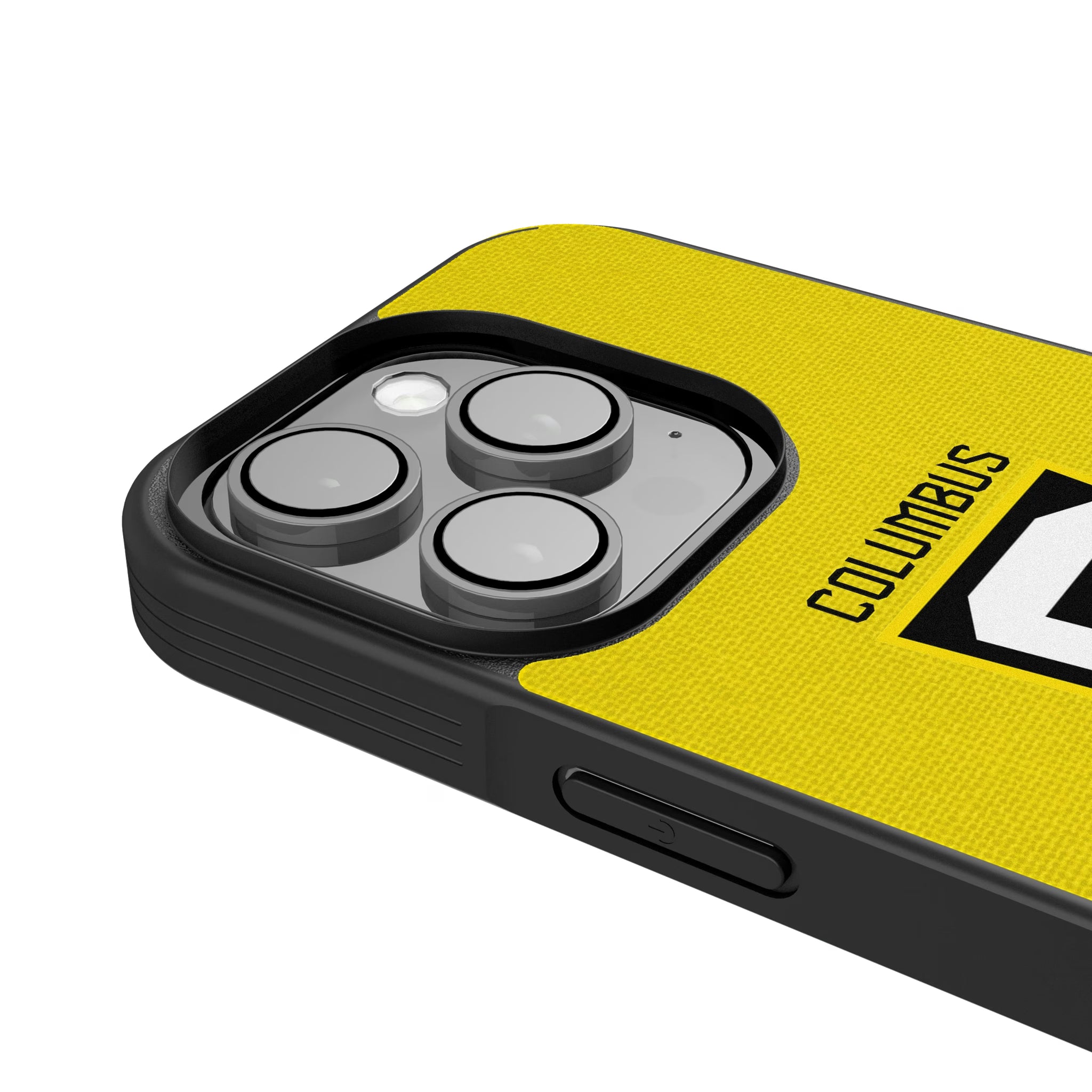 Columbus Crew Endzone Solid iPhone Bump Phone Case for Apple iPhone - Detail