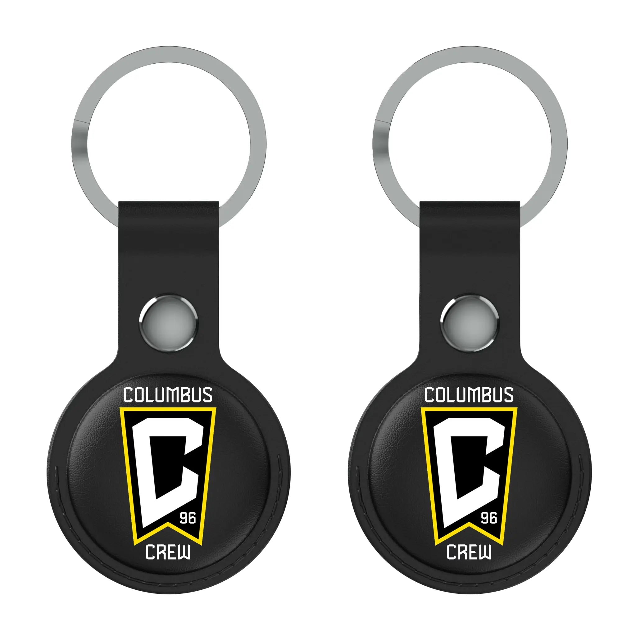 Columbus Crew Insignia AirTag Black Airtag Holder 2-Pack