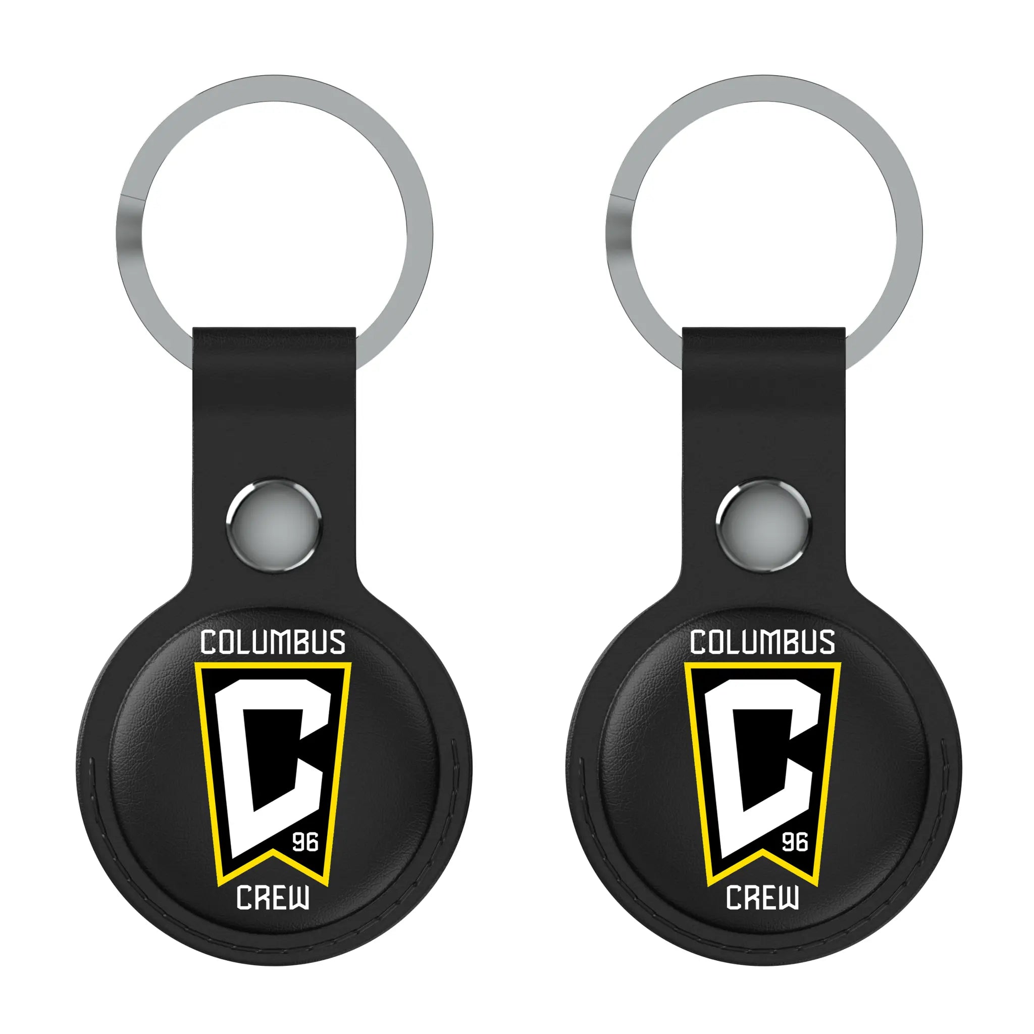 Columbus Crew Insignia AirTag Black Airtag Holder 2-Pack