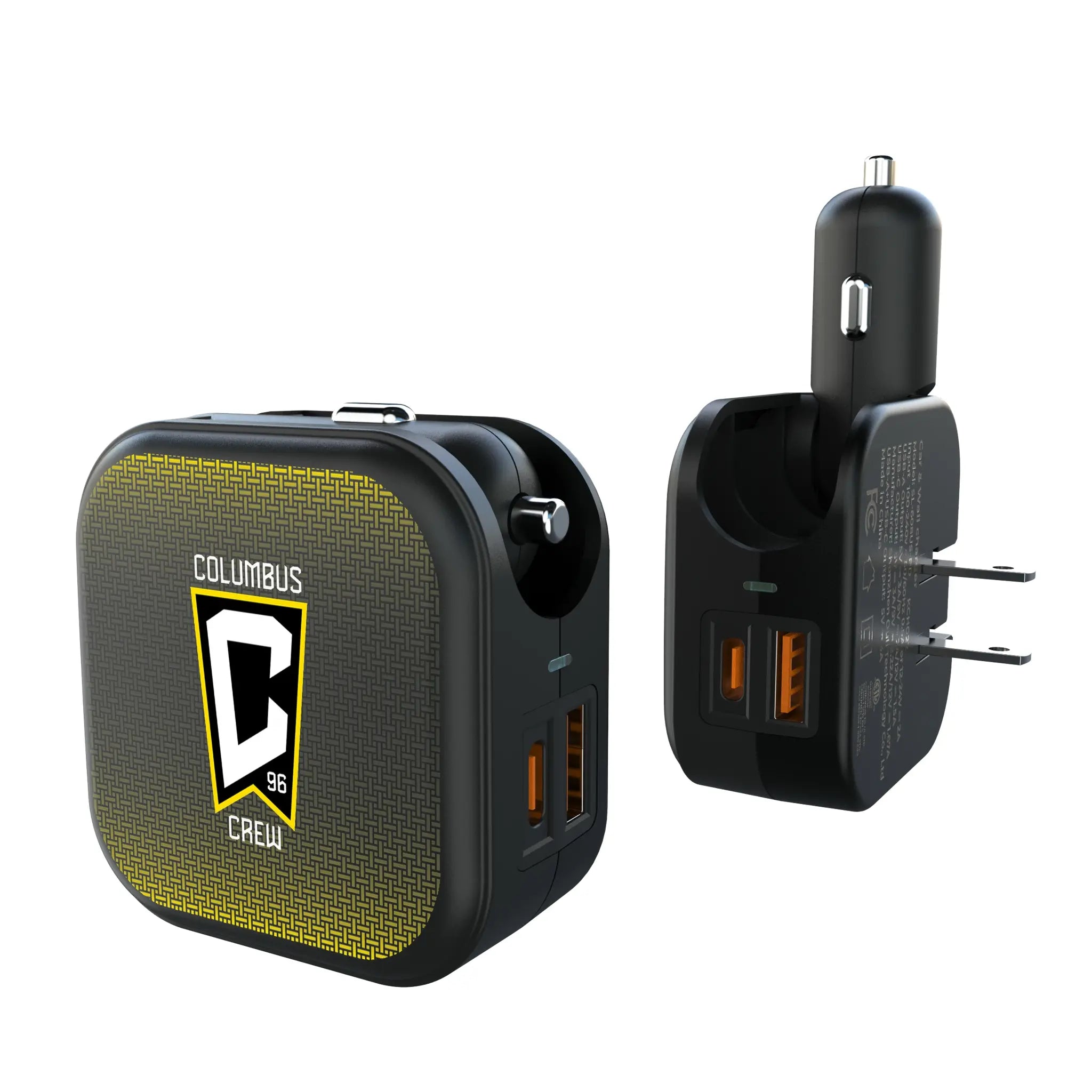 Columbus Crew Linen 2 in 1 USB A/C Charger