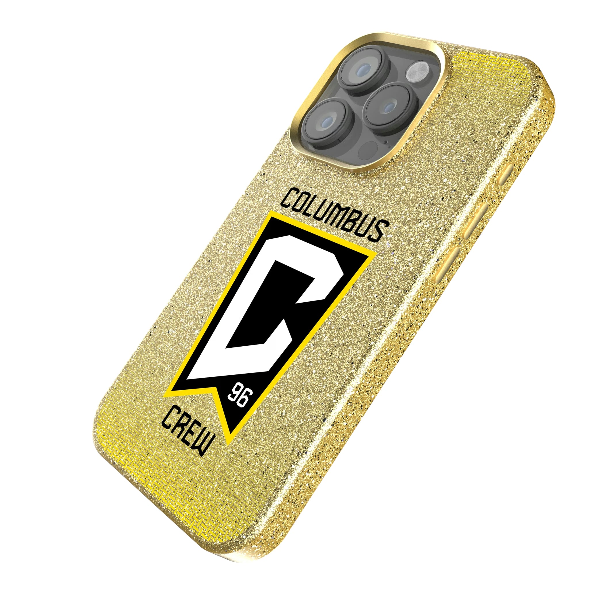 Columbus Crew Linen iPhone Bling Phone Case for Apple iPhone - Isometric View