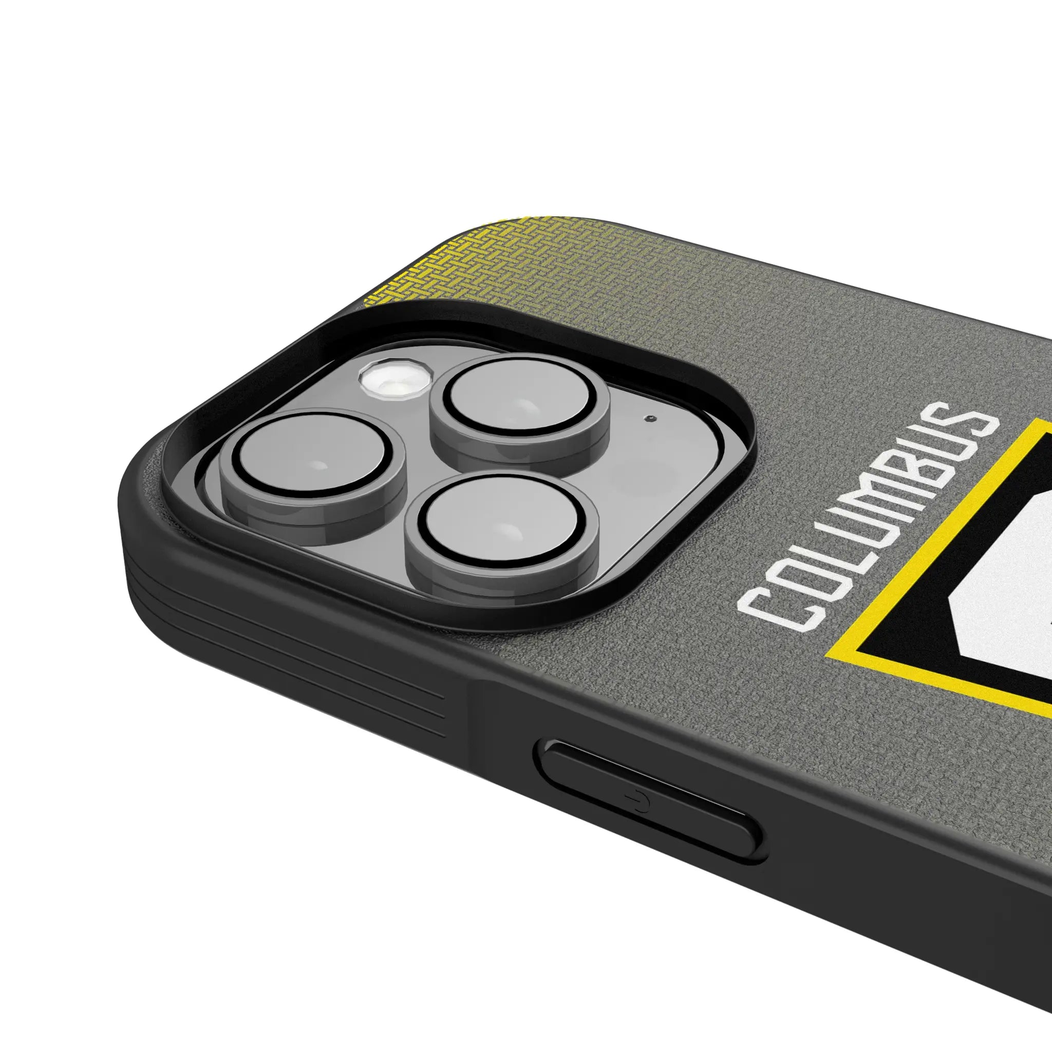 Columbus Crew Linen iPhone Bump Phone Case for Apple iPhone - Detail
