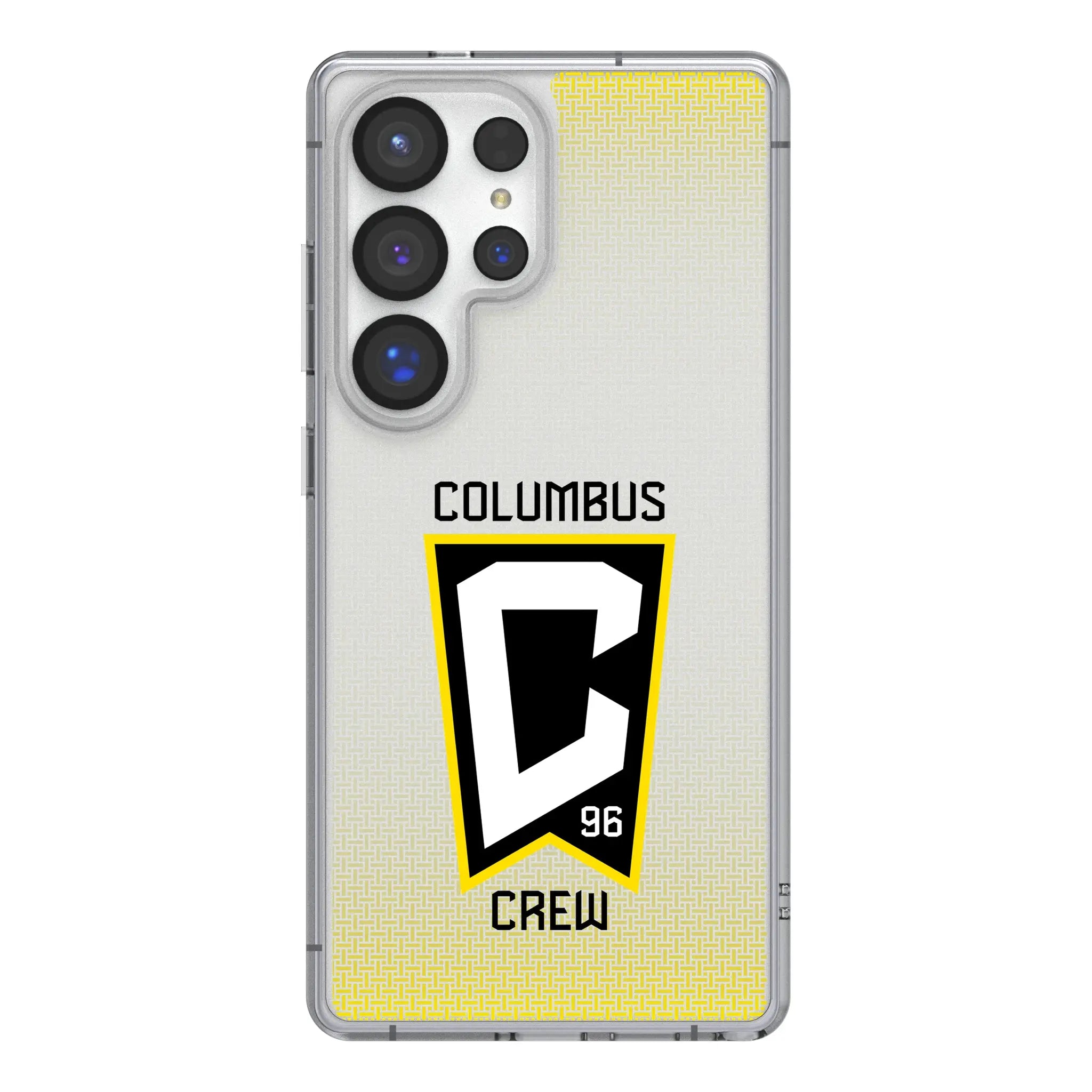 Columbus Crew Linen Galaxy Clear Phone Case for Samsung Galaxy#Device_Galaxy S25 Ultra