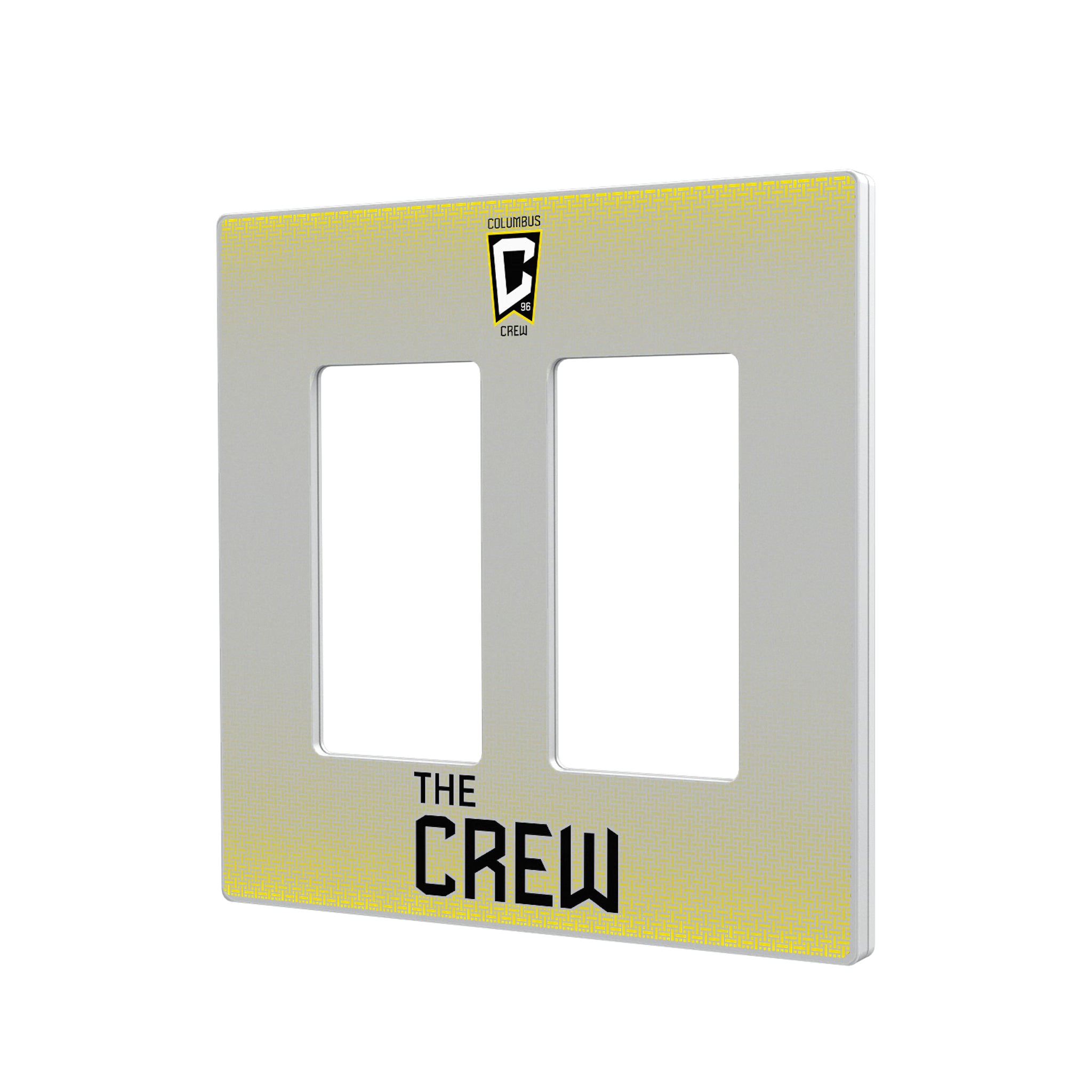 Columbus Crew Linen Hidden-Screw Light Switch Plate#Style_Double Rocker