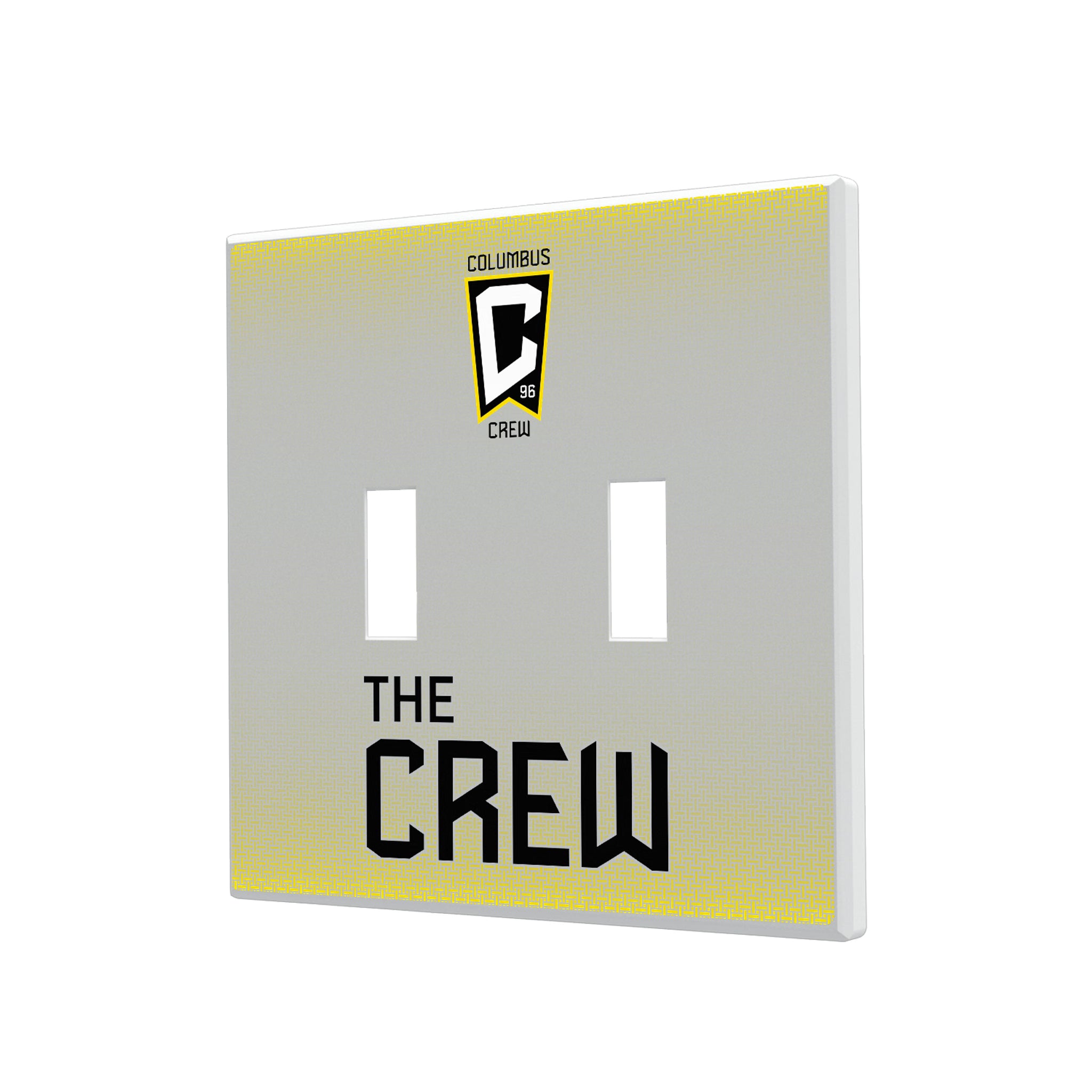 Columbus Crew Linen Hidden-Screw Light Switch Plate#Style_Double Toggle