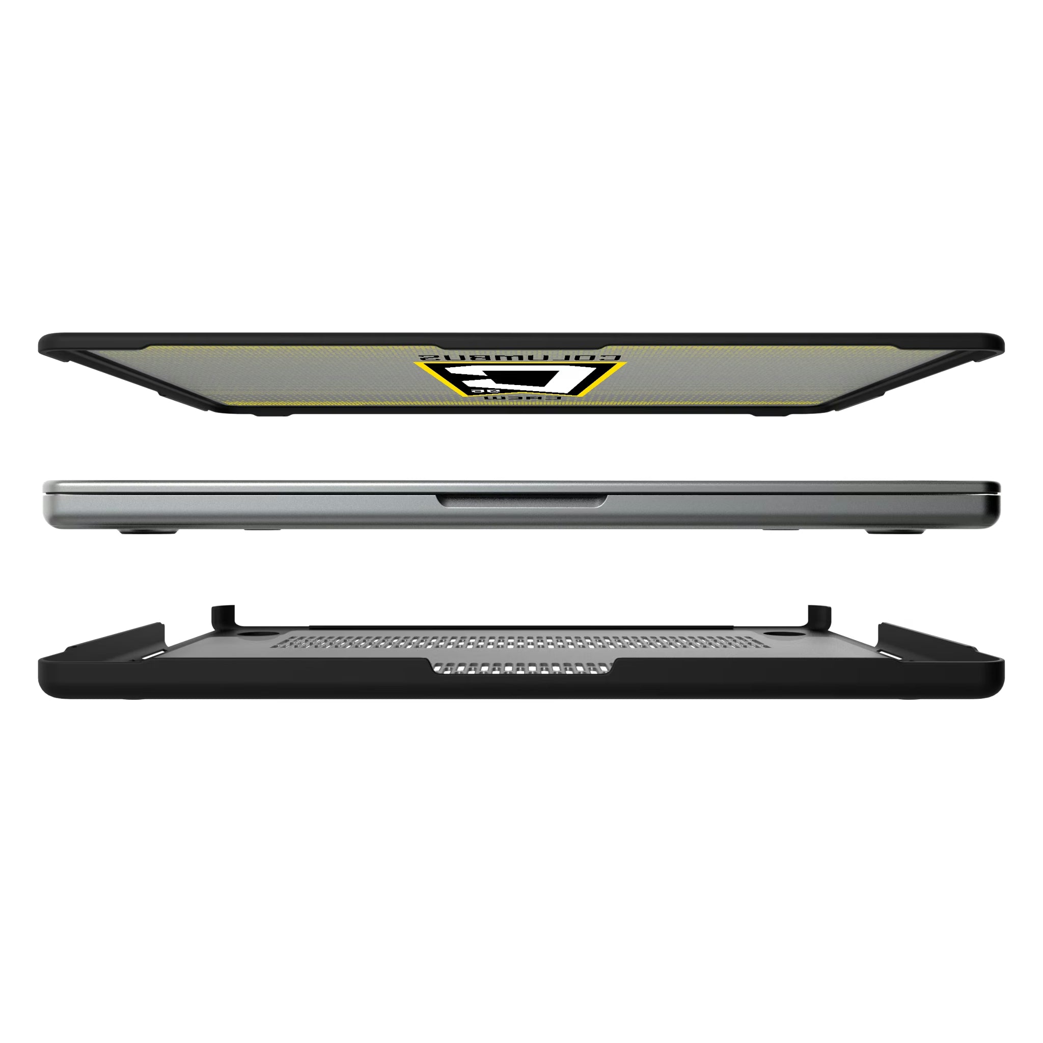 Columbus Crew Linen MacBook Laptop Case for Apple MacBook#Device_MacBook Pro (14-inch, 2021) / MacBook Pro (14-inch, 2023) / MacBook Pro (14-inch, 2024)