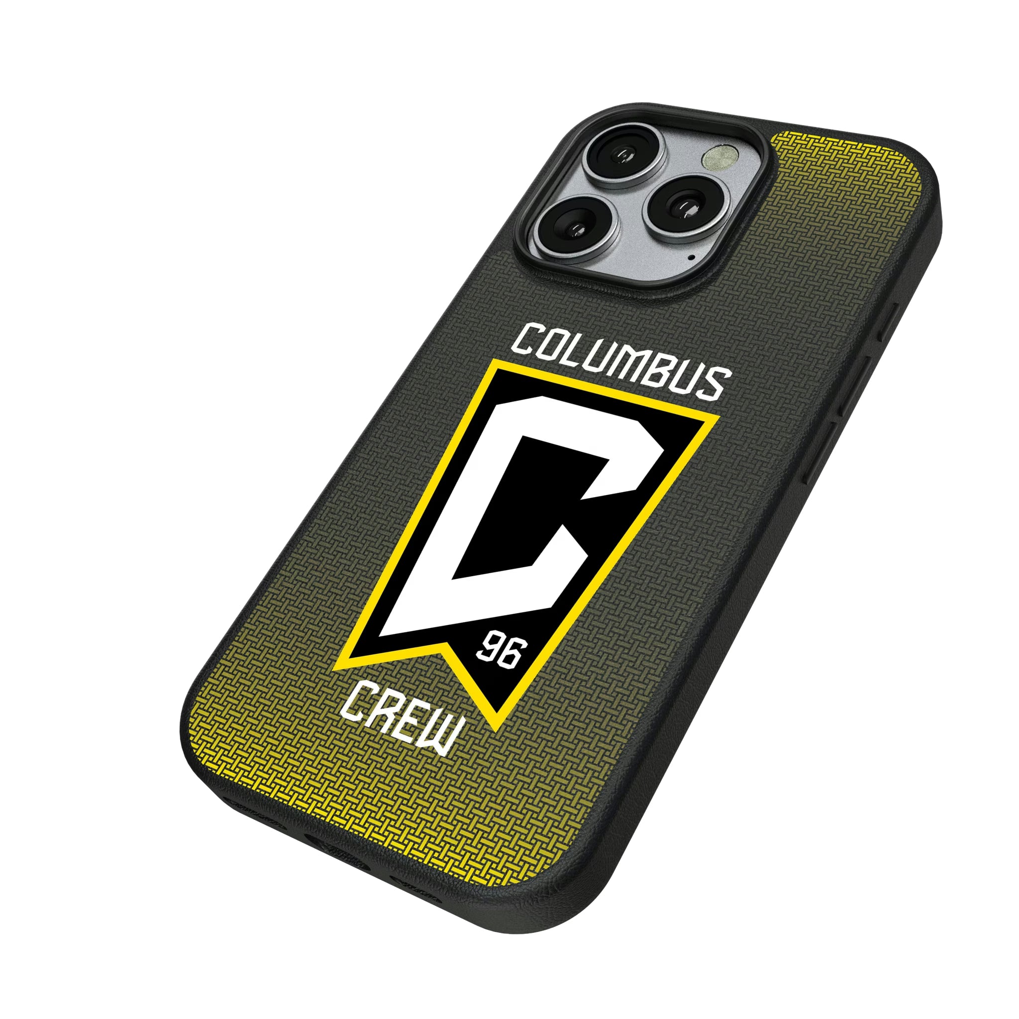 Columbus Crew Linen iPhone MagSafe Compatible Phone Case for Apple iPhone - Isometric View