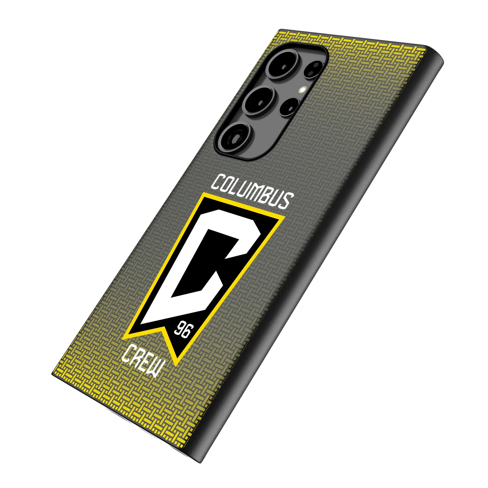 Columbus Crew Linen Galaxy MagSafe Compatible Phone Case for Samsung Galaxy - Isometric View