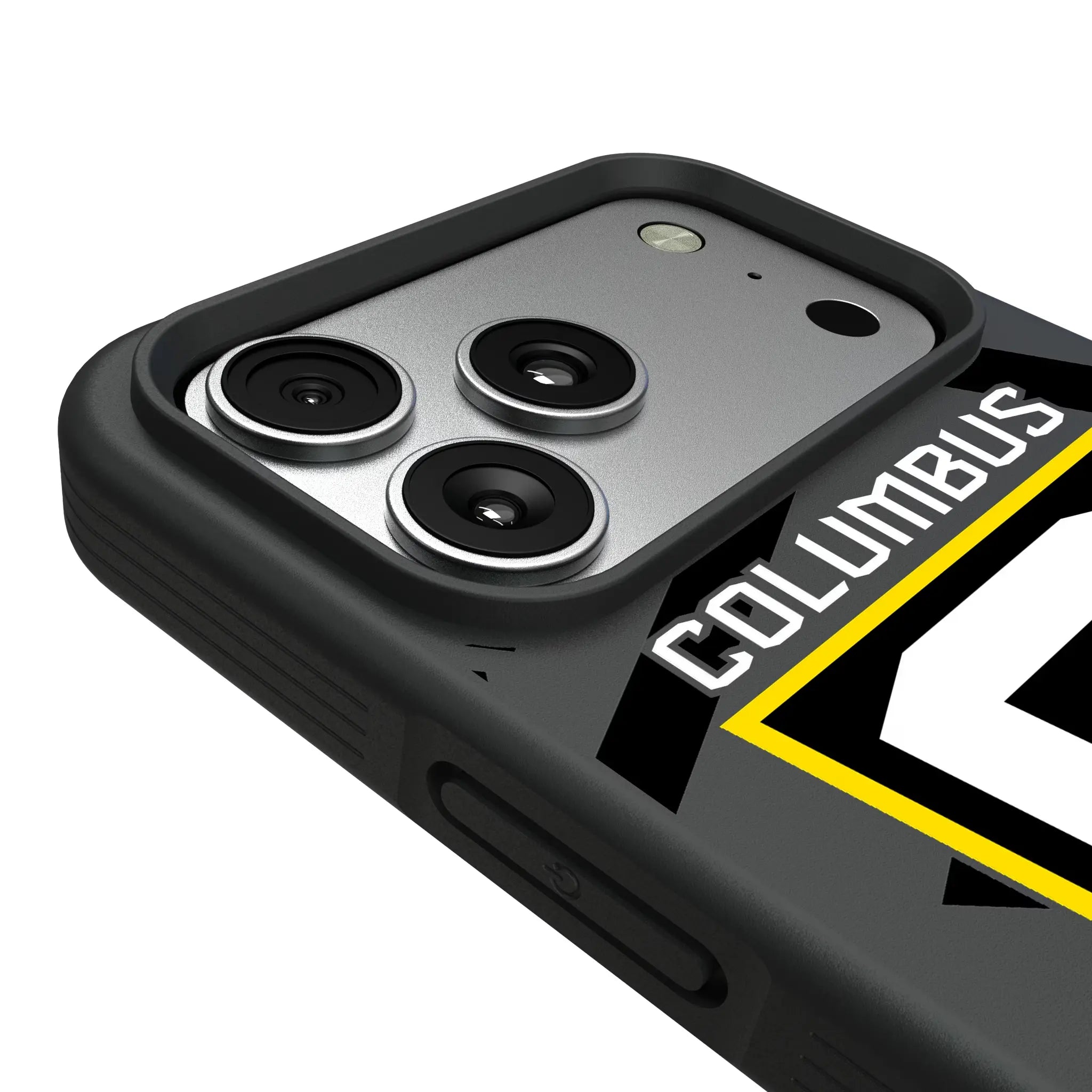 Columbus Crew Monocolor Tilt iPhone Bump Phone Case for Apple iPhone - Detail#Device_iPhone 17 Pro Max