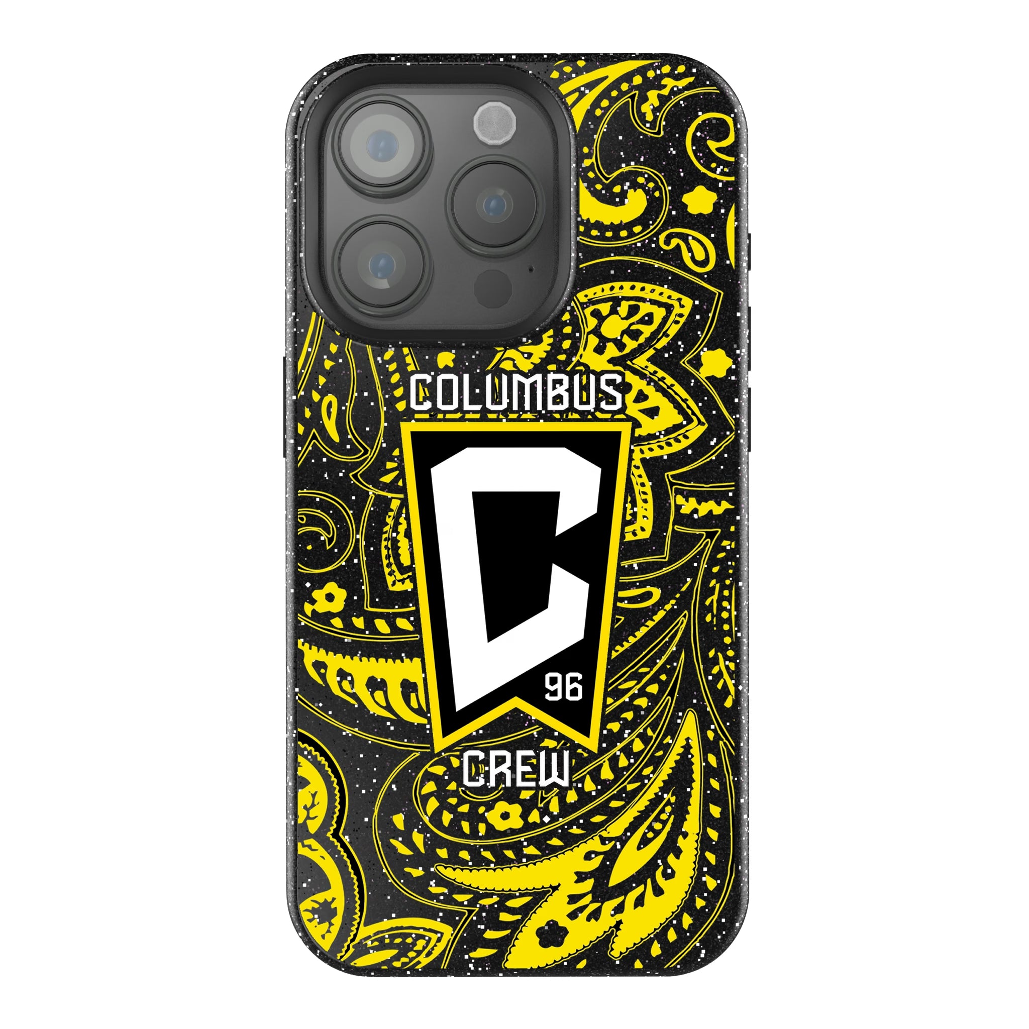 Columbus Crew Paisley iPhone Bling Phone Case for Apple iPhone