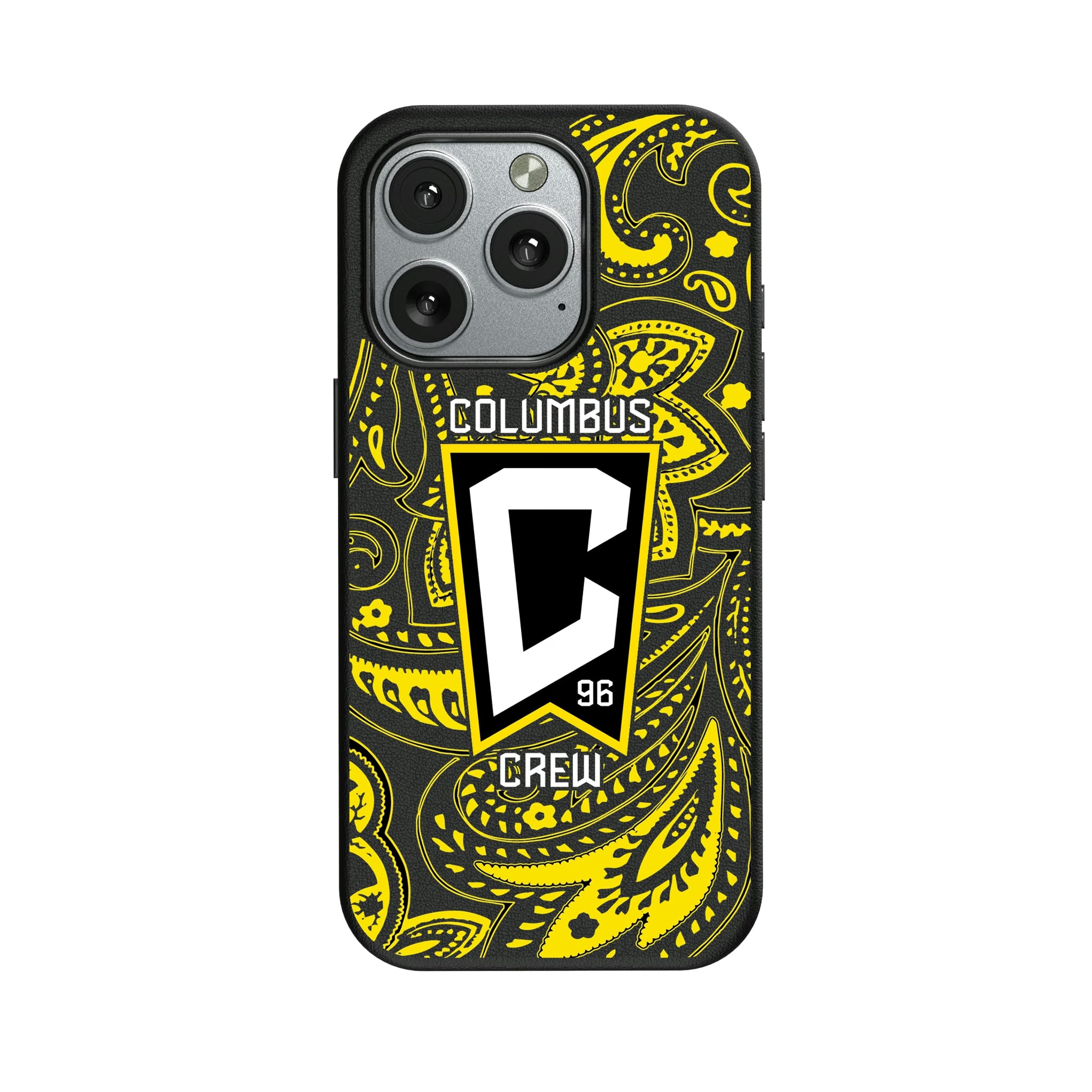 Columbus Crew Paisley iPhone MagSafe Compatible Phone Case for Apple iPhone