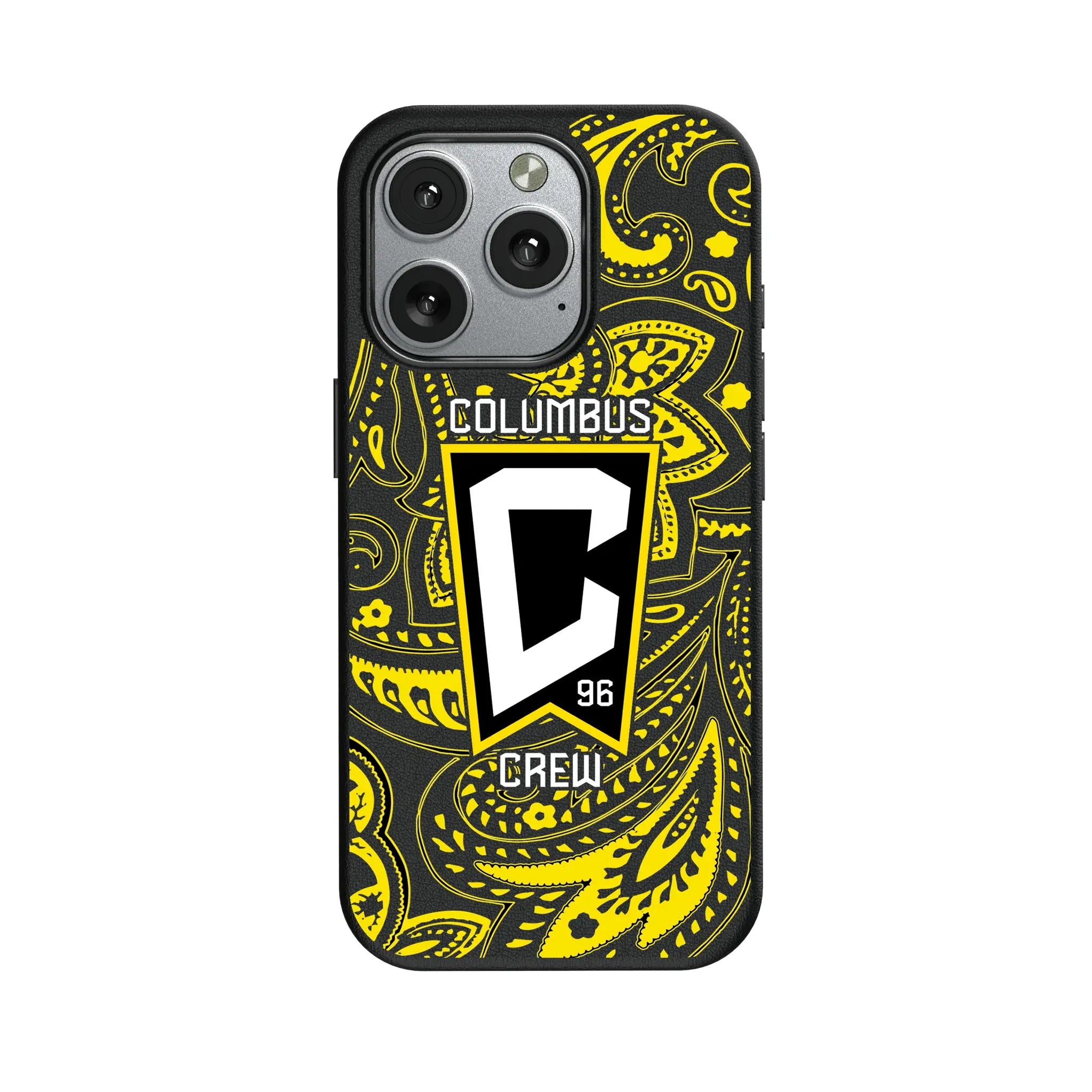 Columbus Crew Paisley iPhone MagSafe Compatible Phone Case for Apple iPhone