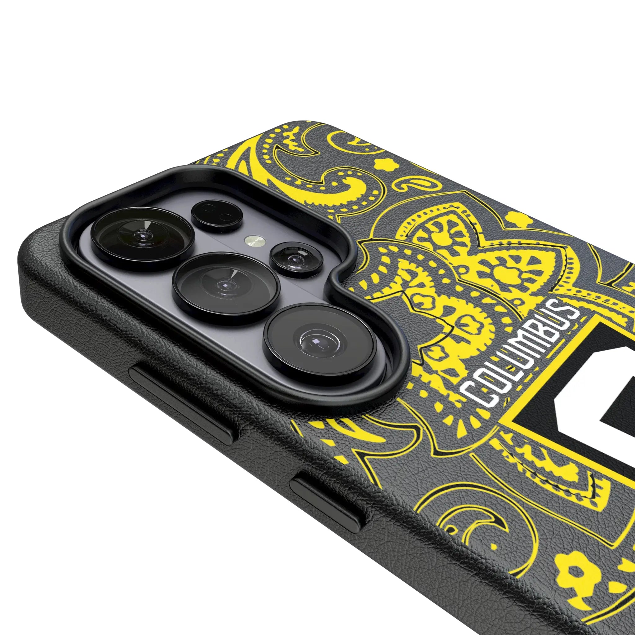 Columbus Crew Paisley Galaxy MagSafe Compatible Phone Case for Samsung Galaxy - Detail#Device_Galaxy S26 Ultra