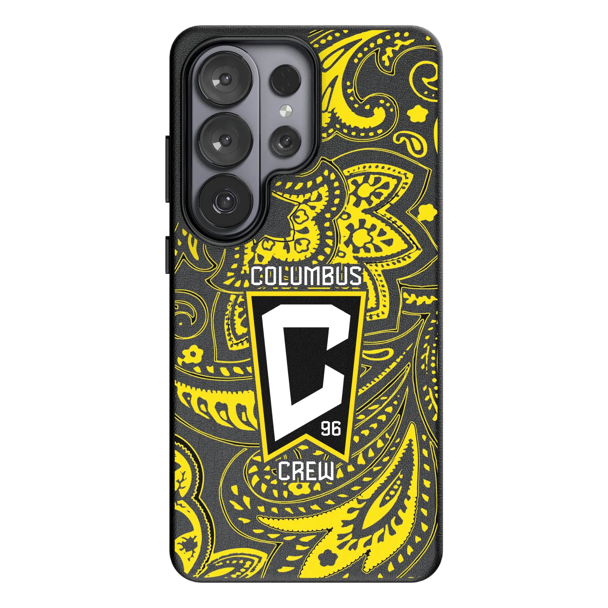 Columbus Crew Paisley Galaxy MagSafe Compatible Phone Case for Samsung Galaxy#Device_Galaxy S26 Ultra