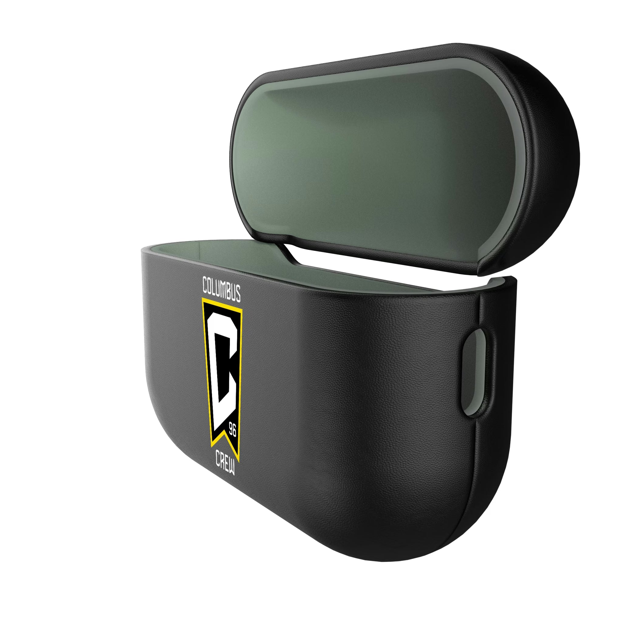 Columbus Crew Personalized Insignia AirPods AirPod Case Cover - Isometric View#Device_AirPods Pro 3