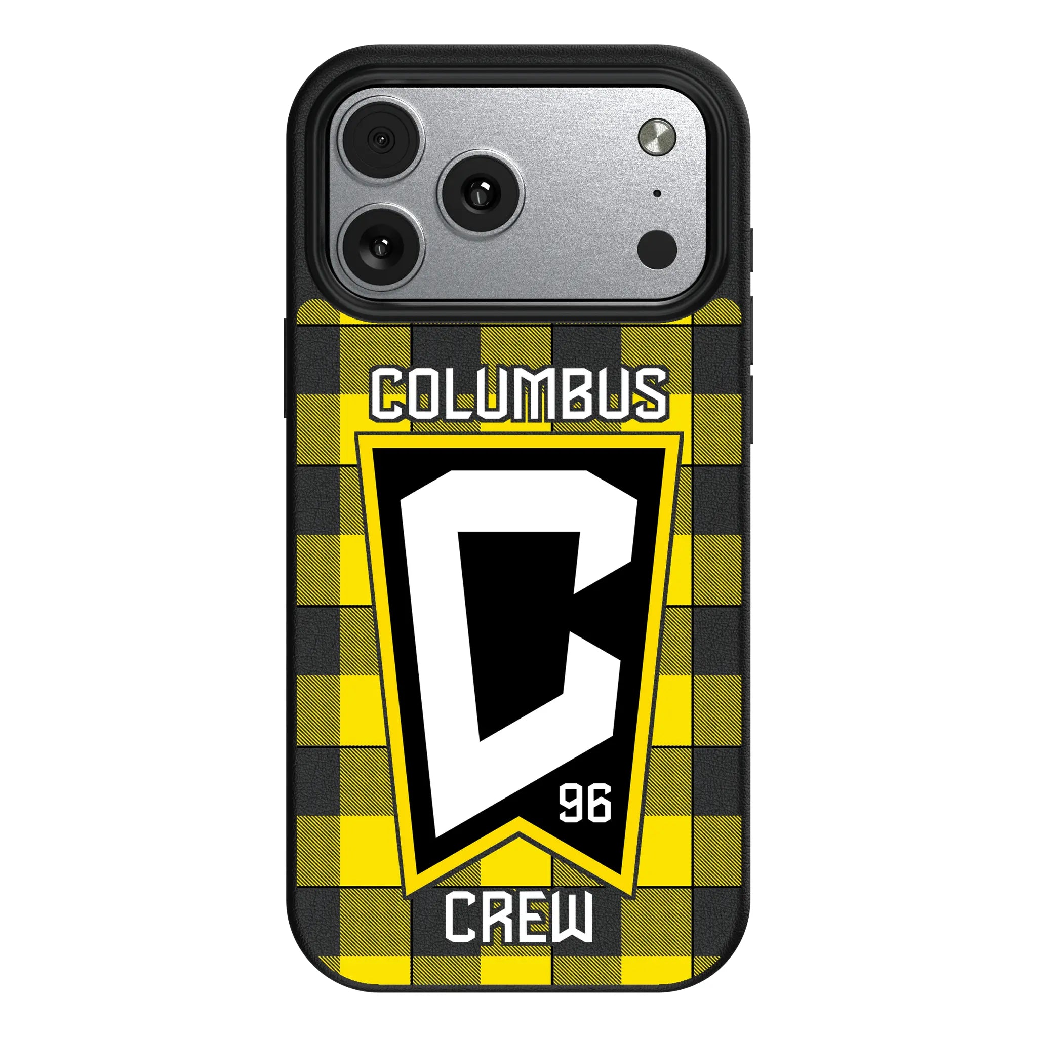 Columbus Crew Plaid iPhone MagSafe Compatible Phone Case for Apple iPhone#Device_iPhone 17 Pro Max
