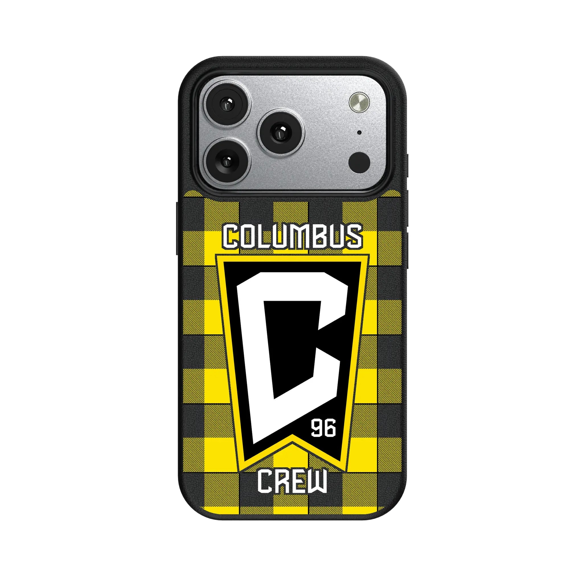 Columbus Crew Plaid iPhone MagSafe Compatible Phone Case for Apple iPhone#Device_iPhone 17 Pro