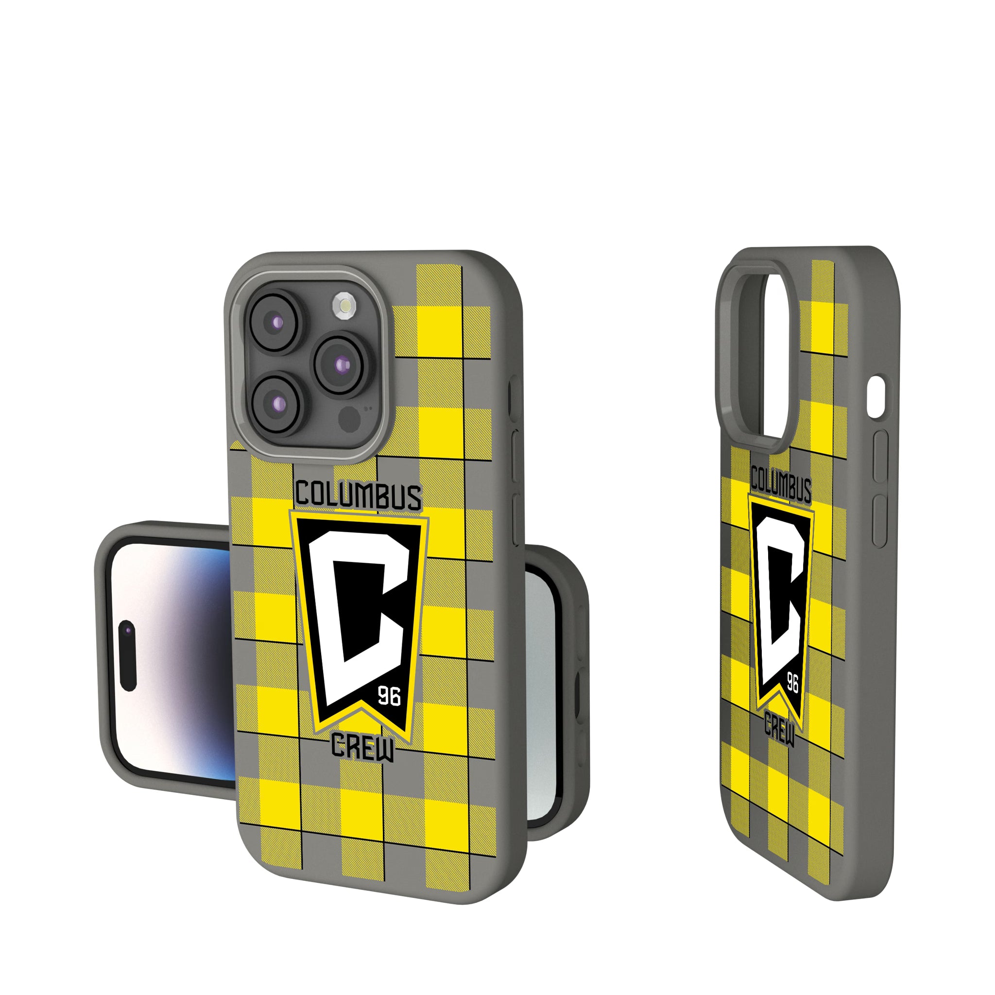Columbus Crew Plaid iPhone Soft Touch Phone Case for Apple iPhone