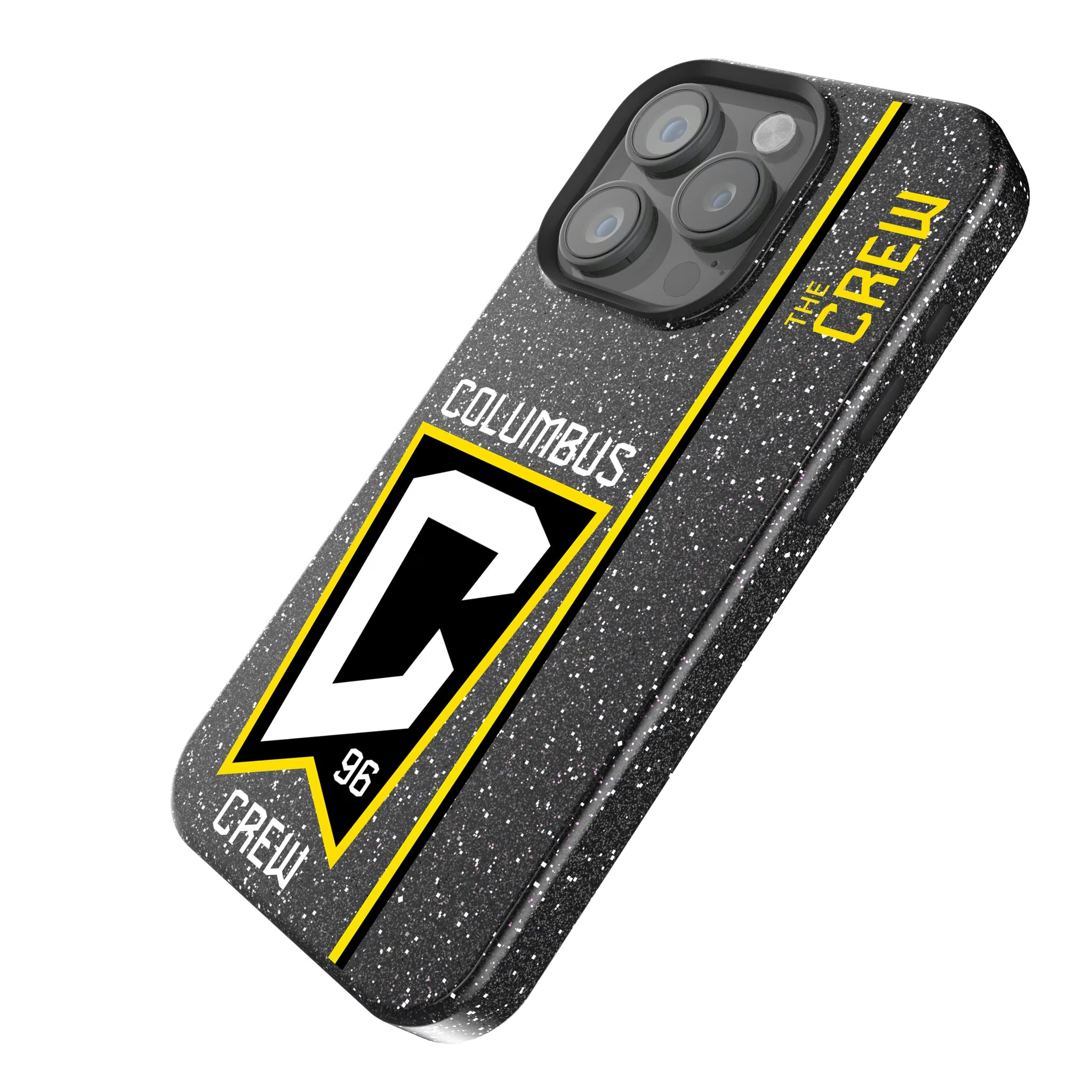 Columbus Crew Sidebar iPhone Bling Phone Case for Apple iPhone - Isometric View
