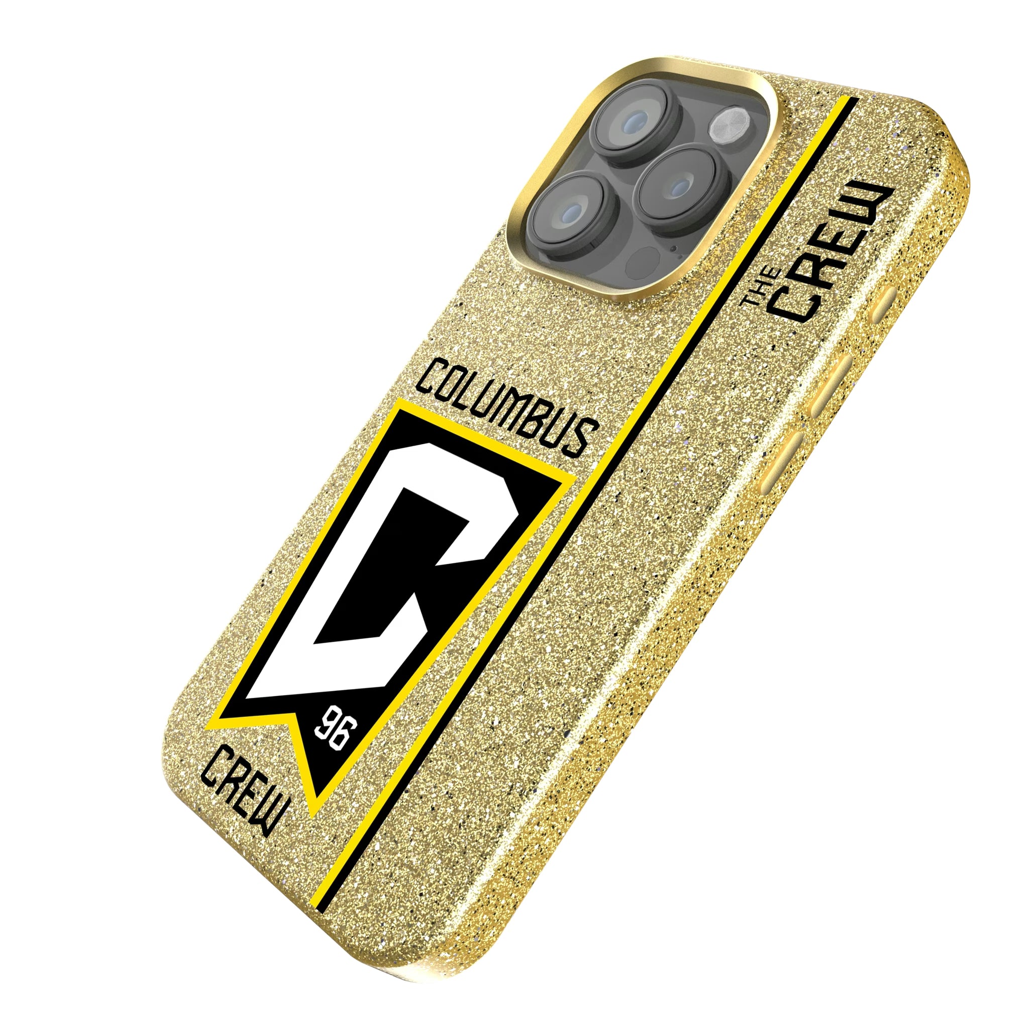 Columbus Crew Sidebar iPhone Bling Phone Case for Apple iPhone - Isometric View