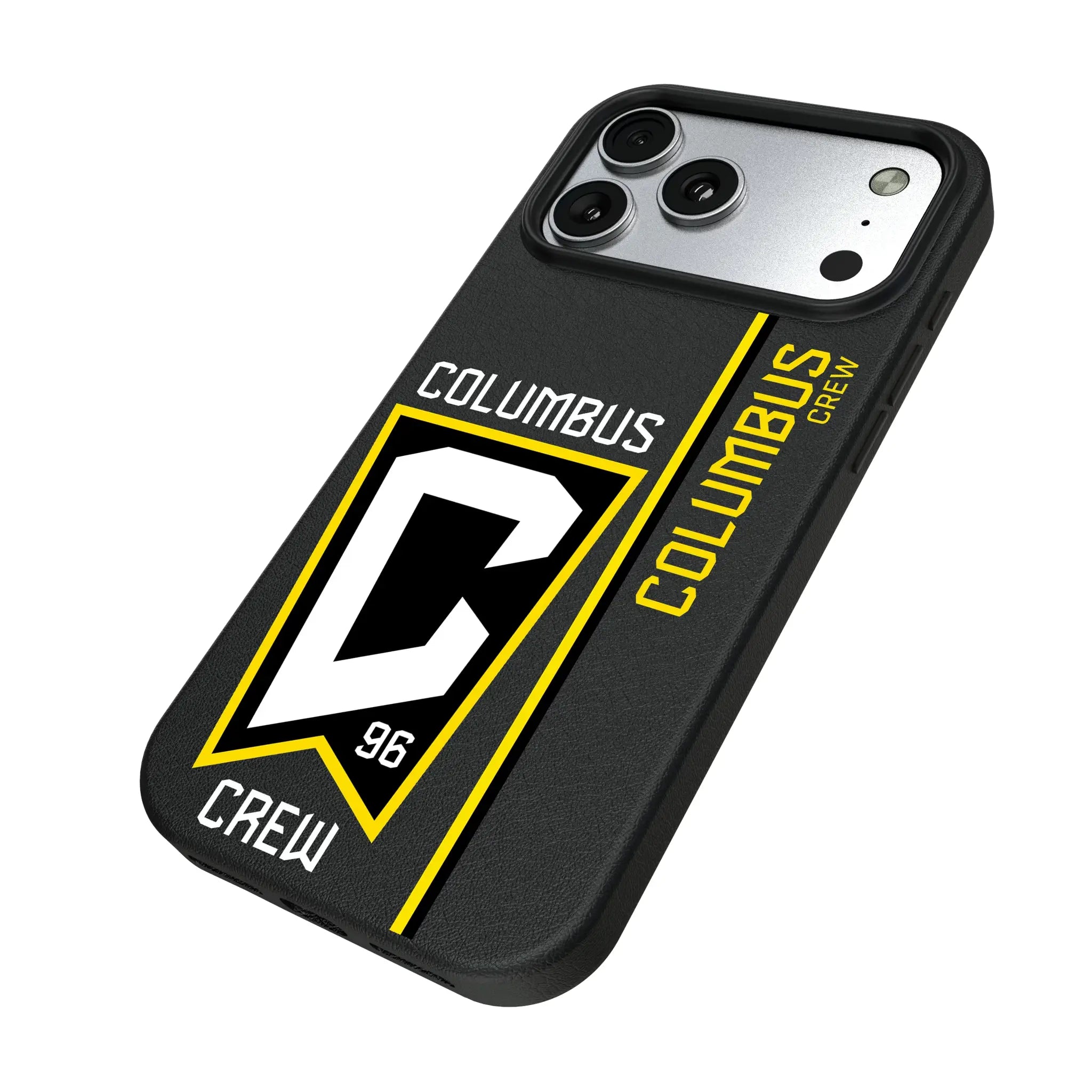 Columbus Crew Sidebar iPhone MagSafe Compatible Phone Case for Apple iPhone - Isometric View#Device_iPhone 17 Pro Max