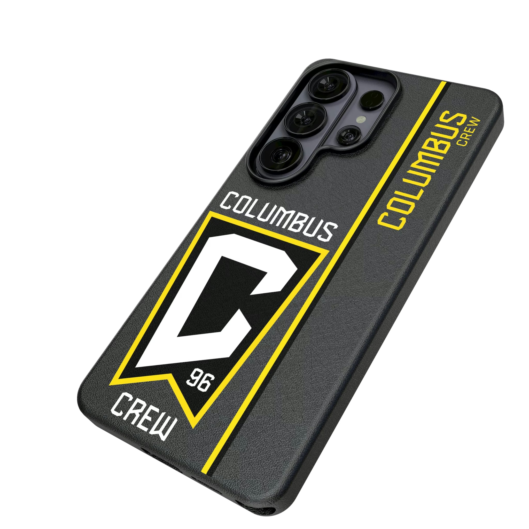 Columbus Crew Sidebar Galaxy MagSafe Compatible Phone Case for Samsung Galaxy - Isometric View