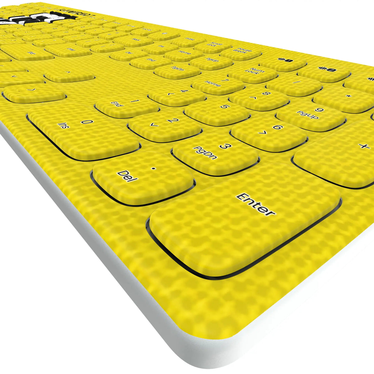 Columbus Crew Solid KKB605 Curved Wireless Keyboard - Detail