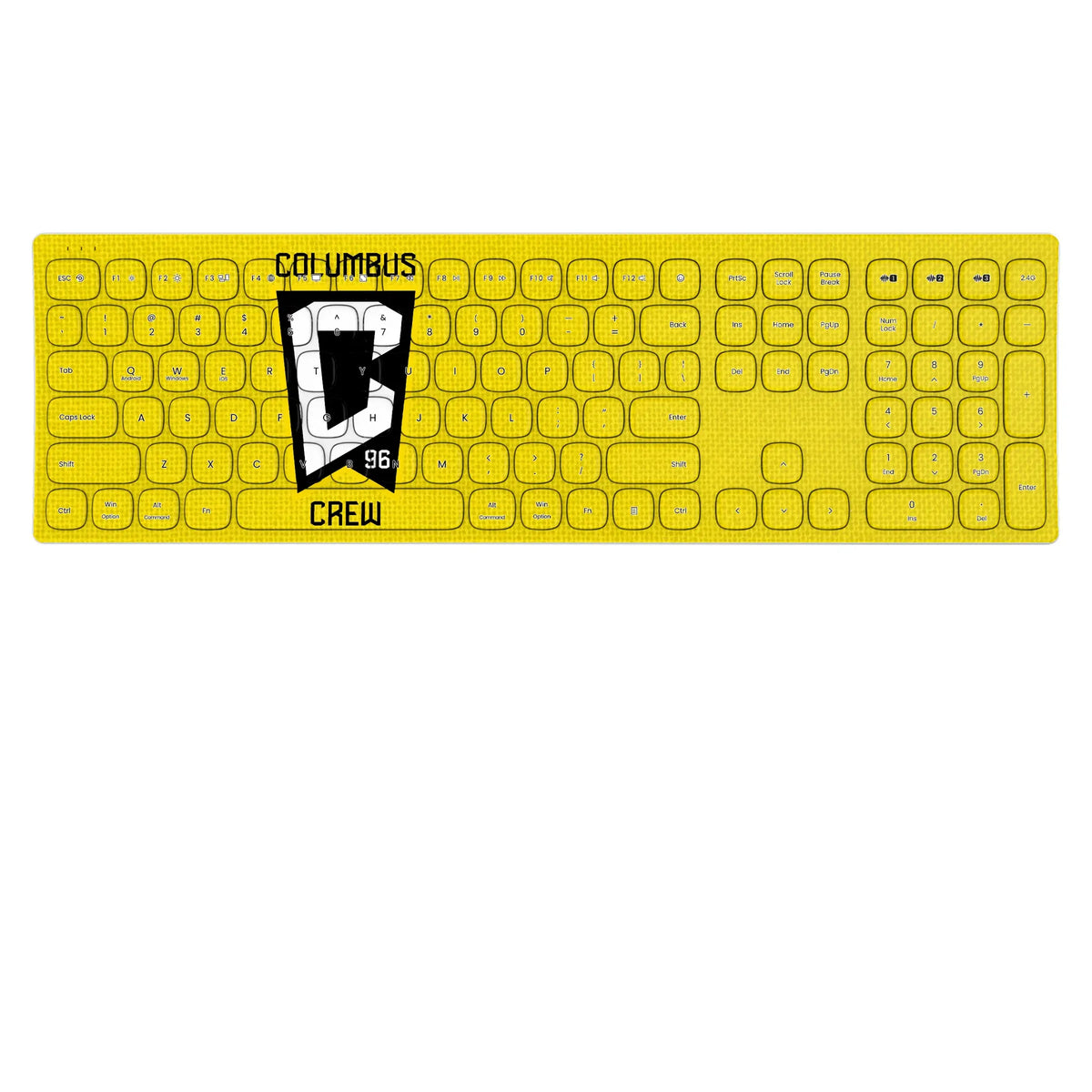 Columbus Crew Solid KKB605 Curved Wireless Keyboard