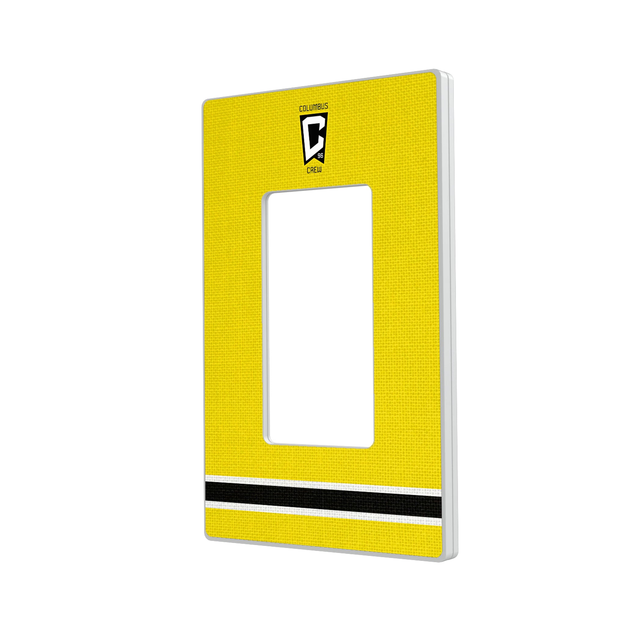 Columbus Crew Stripe Hidden-Screw Light Switch Plate#Style_Single Rocker