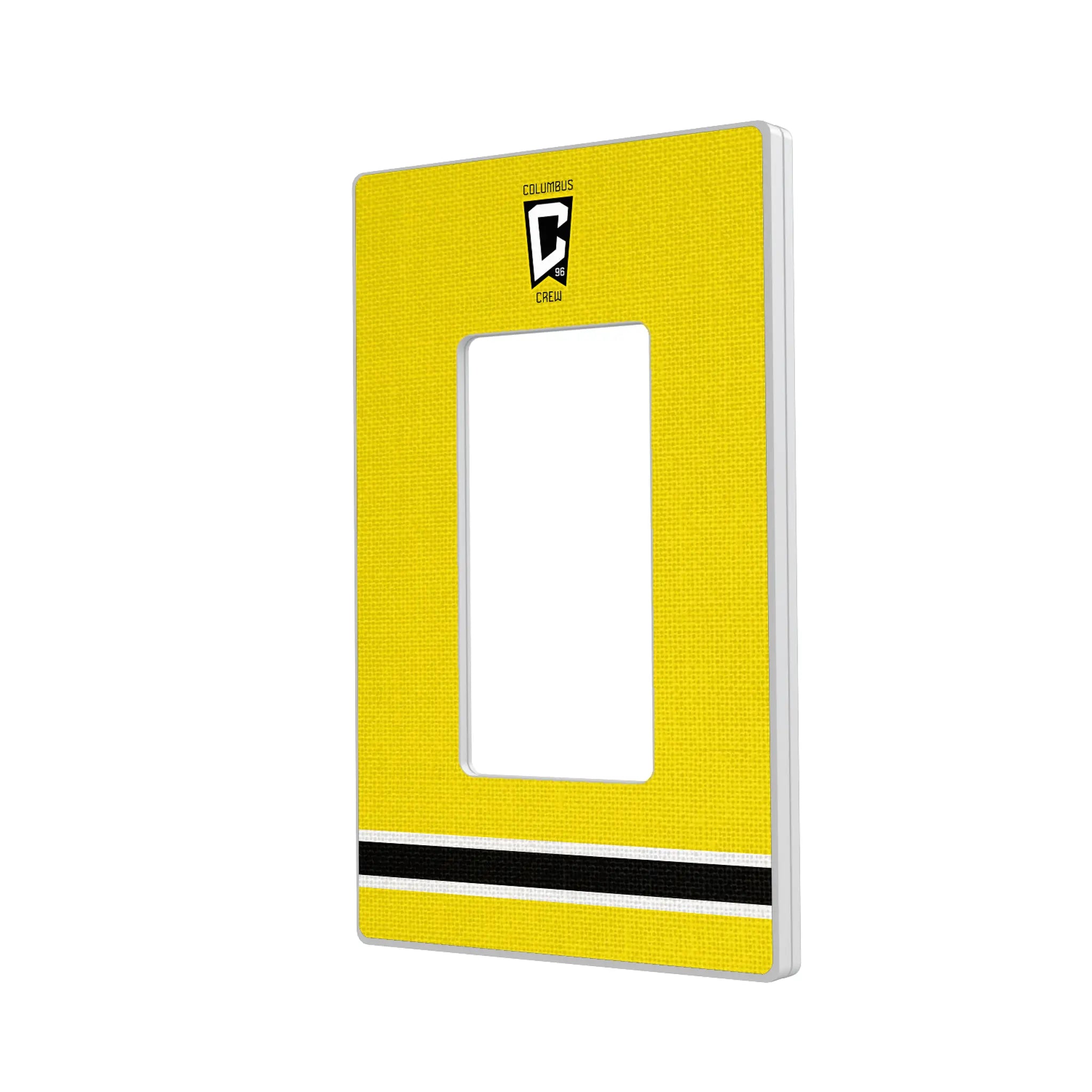 Columbus Crew Stripe Hidden-Screw Light Switch Plate#Style_Single Rocker
