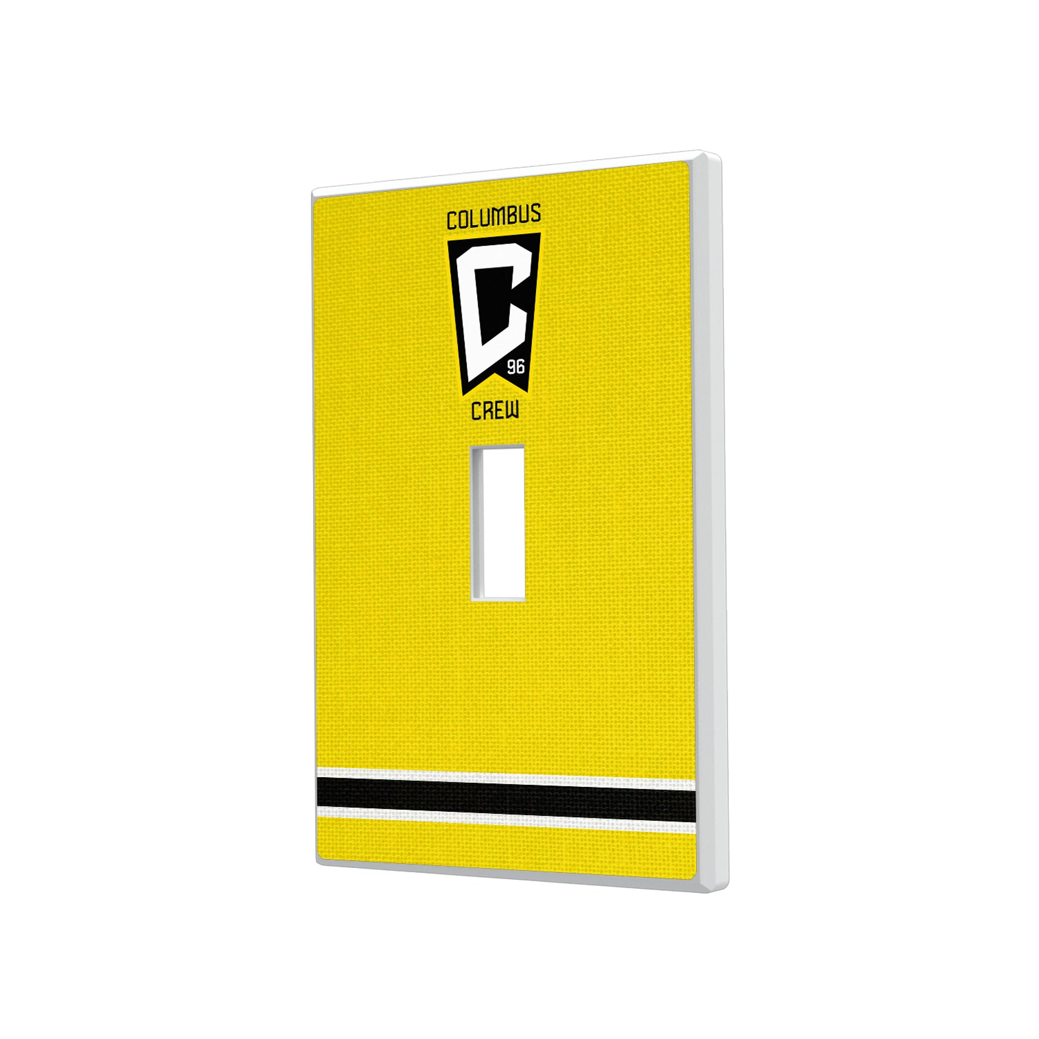 Columbus Crew Stripe Hidden-Screw Light Switch Plate#Style_Single Toggle