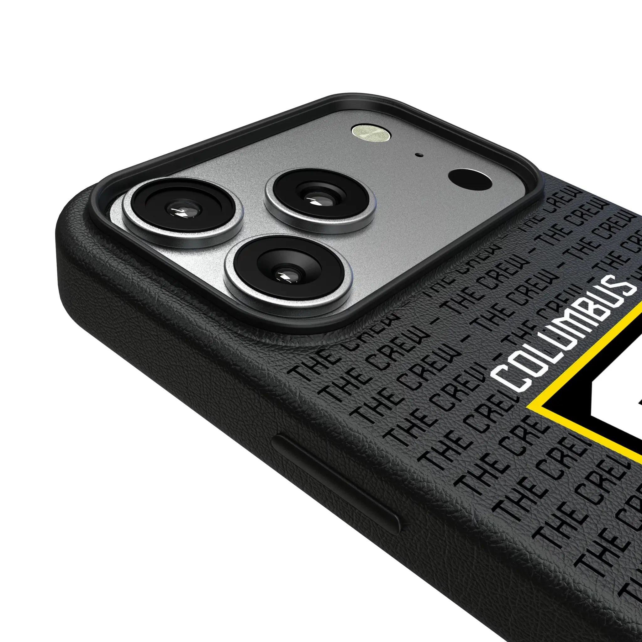 Columbus Crew Text Backdrop iPhone MagSafe Compatible Phone Case for Apple iPhone - Detail#Device_iPhone 17 Pro