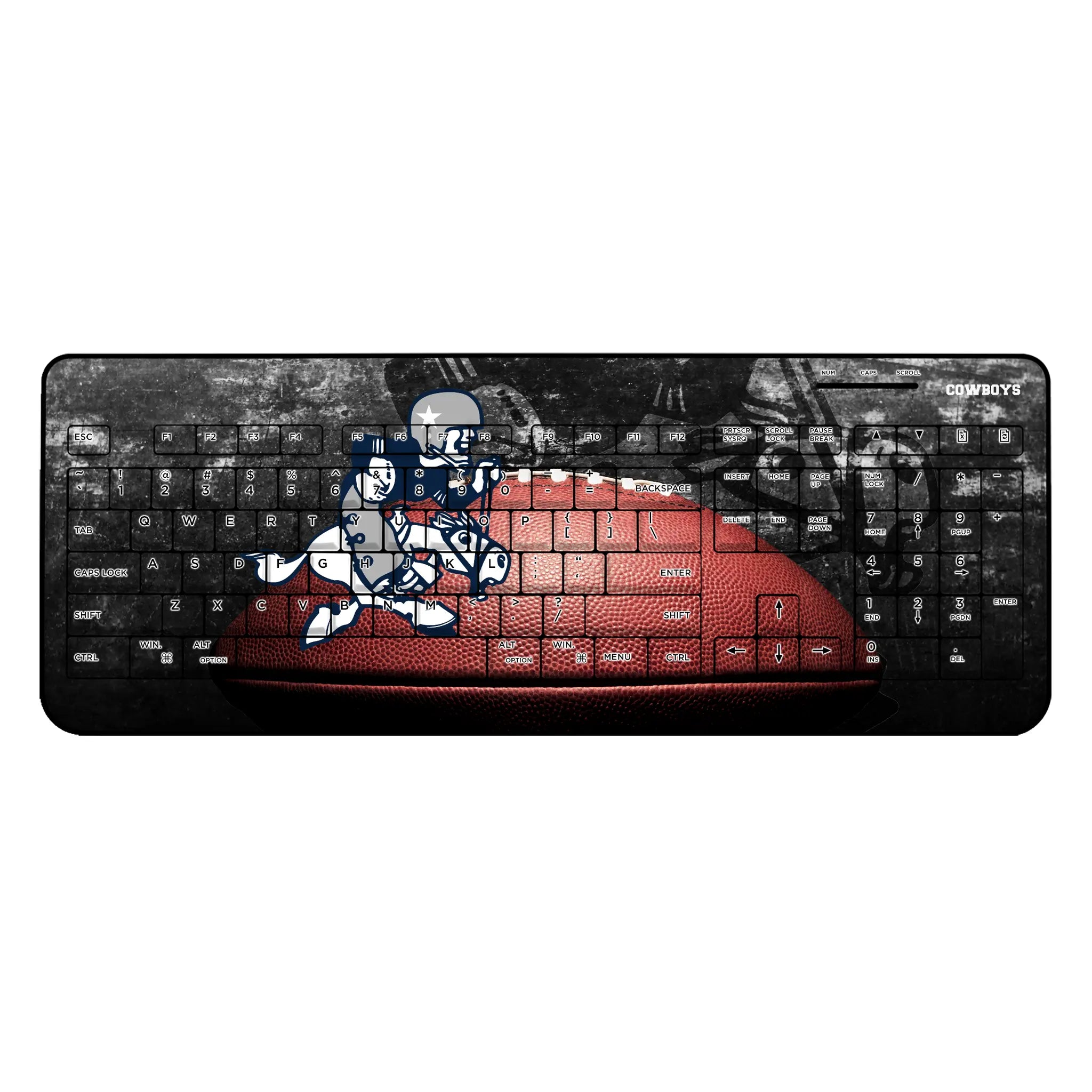 Dallas Cowboys 1966-1969 Historic Collection Legendary Wireless USB Keyboard