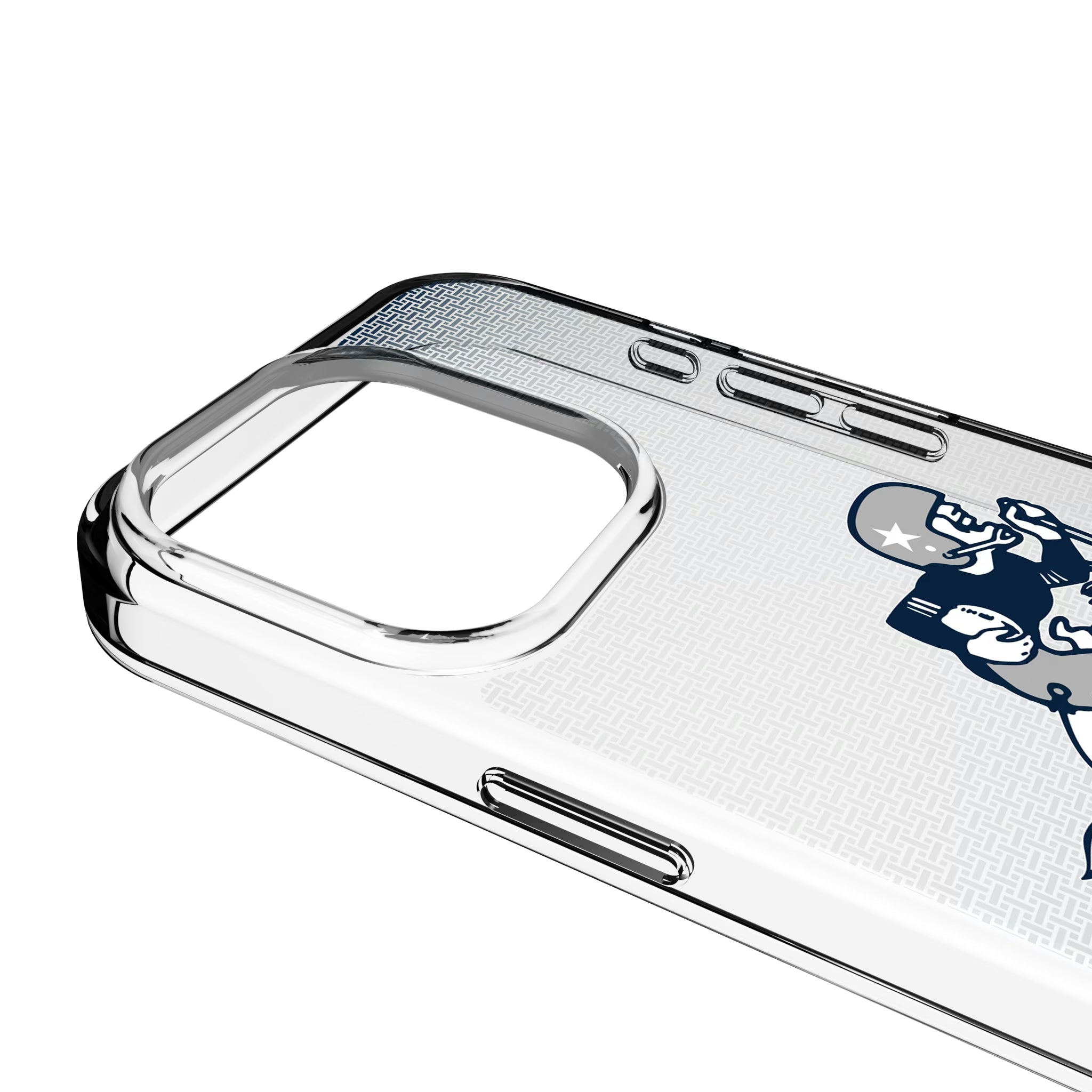 Dallas Cowboys 1966-1969 Historic Collection Linen iPhone Clear Phone Case for Apple iPhone - Detail