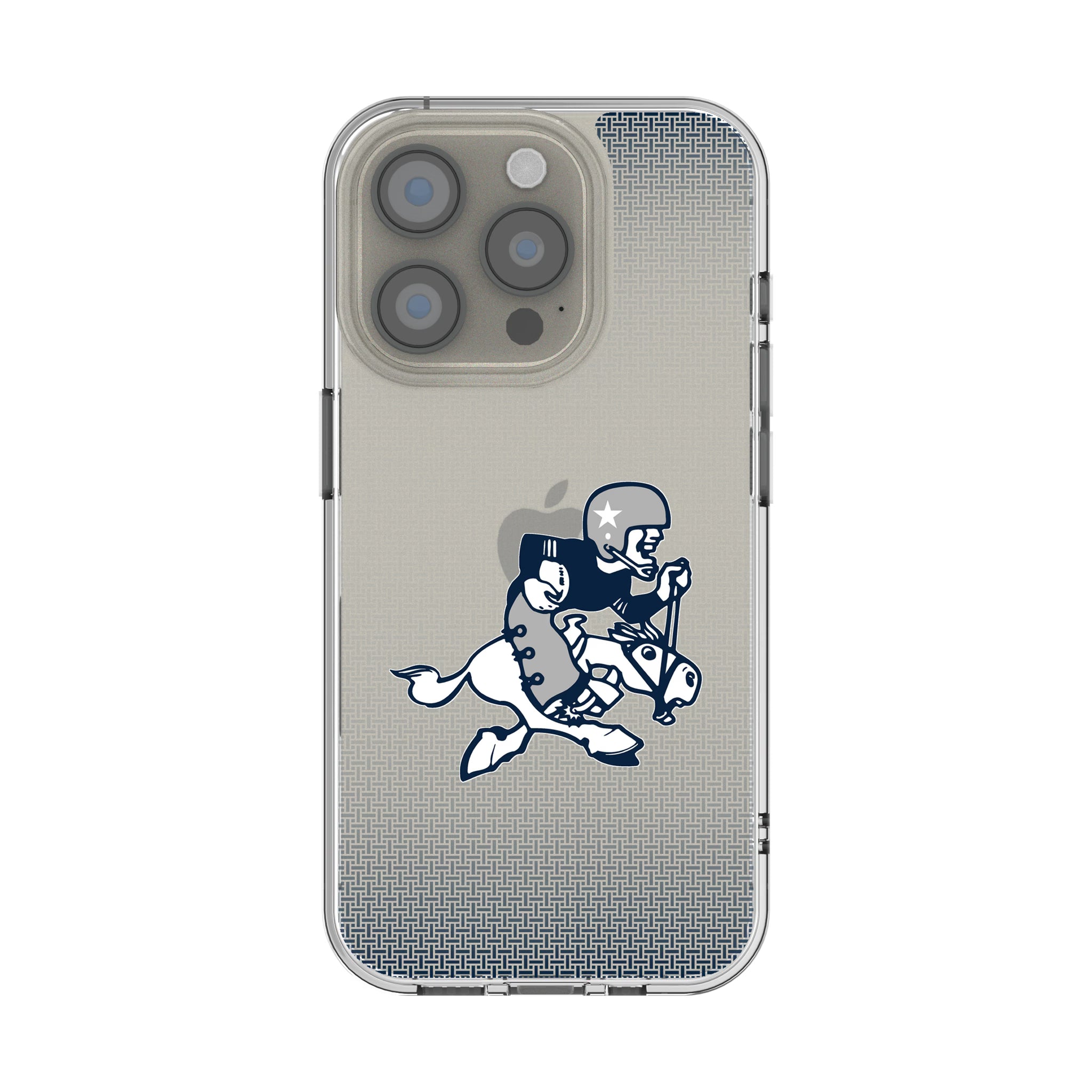 Dallas Cowboys 1966-1969 Historic Collection Linen iPhone Clear Phone Case for Apple iPhone
