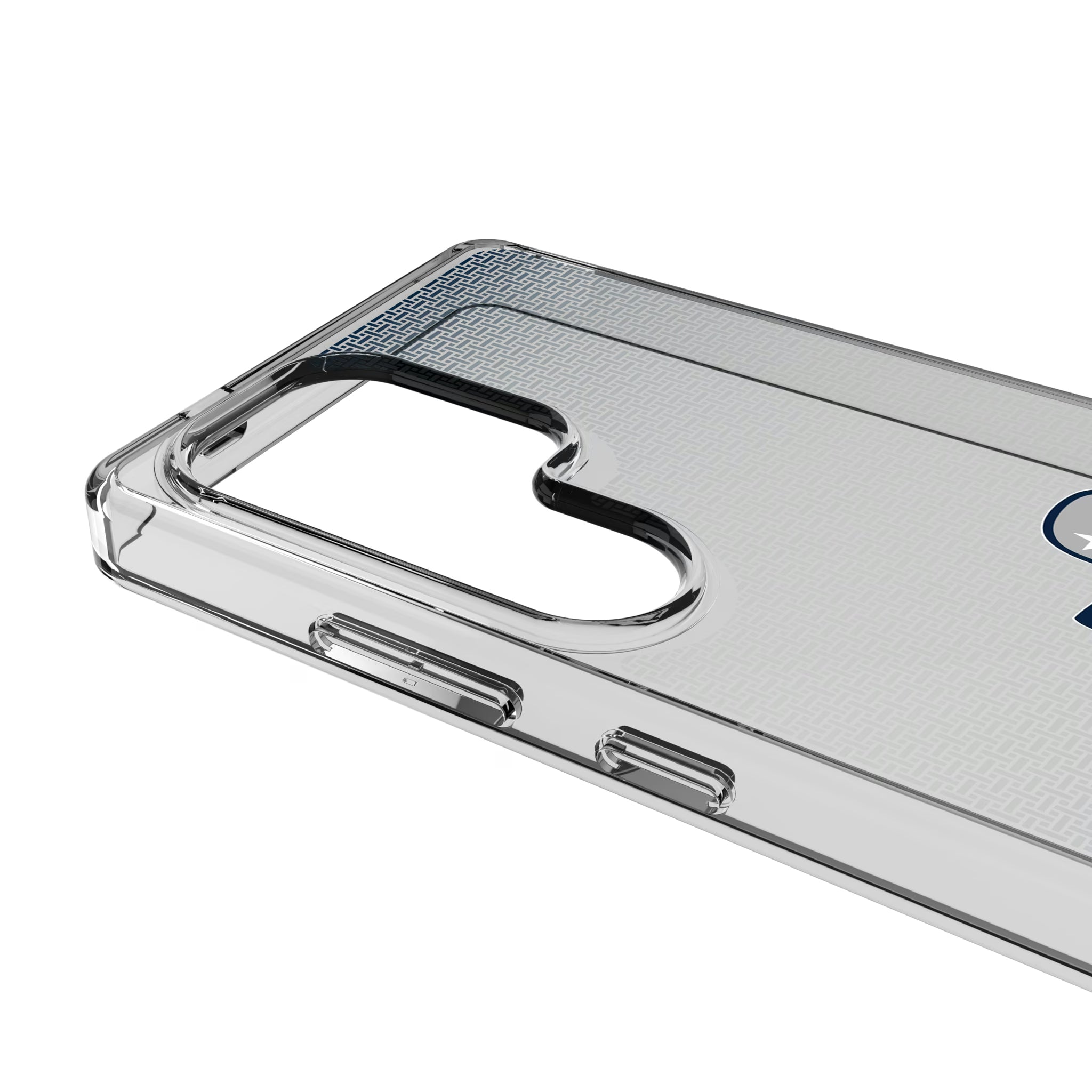 Dallas Cowboys 1966-1969 Historic Collection Linen Galaxy Clear Phone Case for Samsung Galaxy - Detail