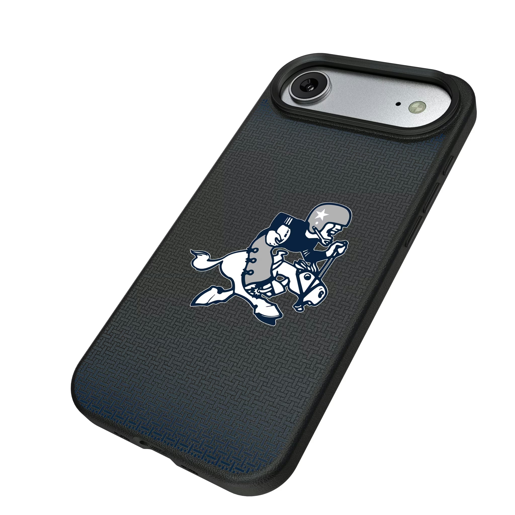 Dallas Cowboys 1966-1969 Historic Collection Linen iPhone MagSafe Compatible Phone Case for Apple iPhone - Isometric View#Device_iPhone Air