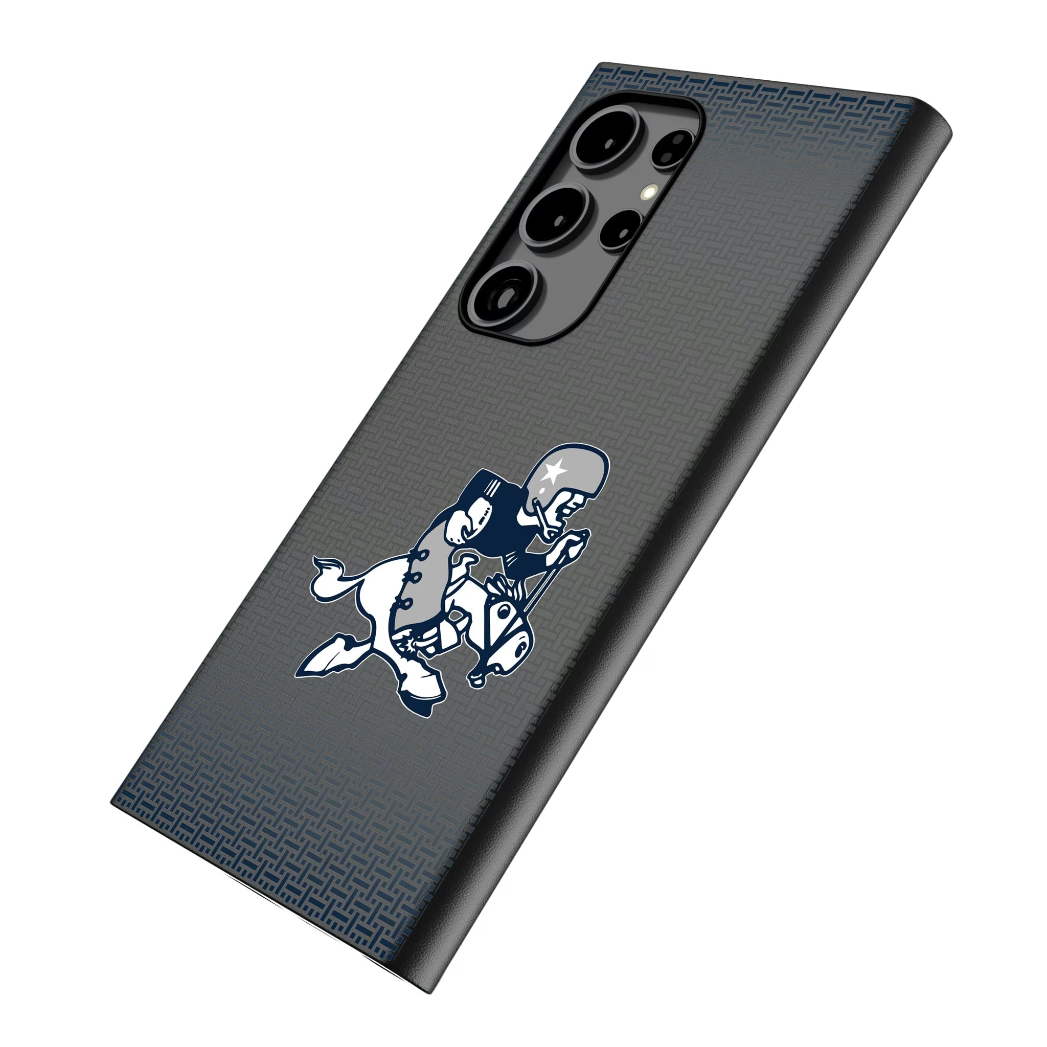 Dallas Cowboys 1966-1969 Historic Collection Linen Galaxy MagSafe Compatible Phone Case for Samsung Galaxy - Isometric View