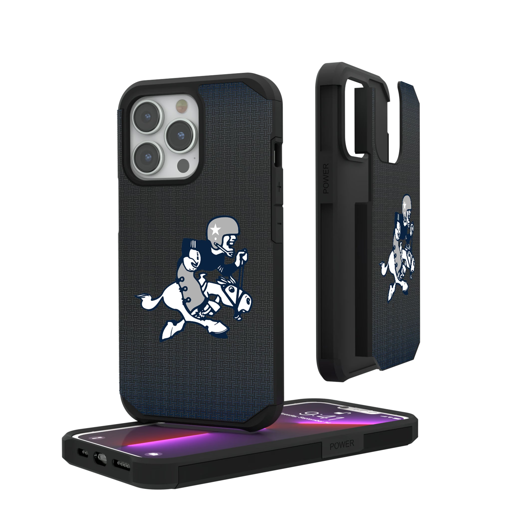 Dallas Cowboys 1966-1969 Historic Collection Linen iPhone Rugged Phone Case for Apple iPhone#Device_iPhone 13 Pro