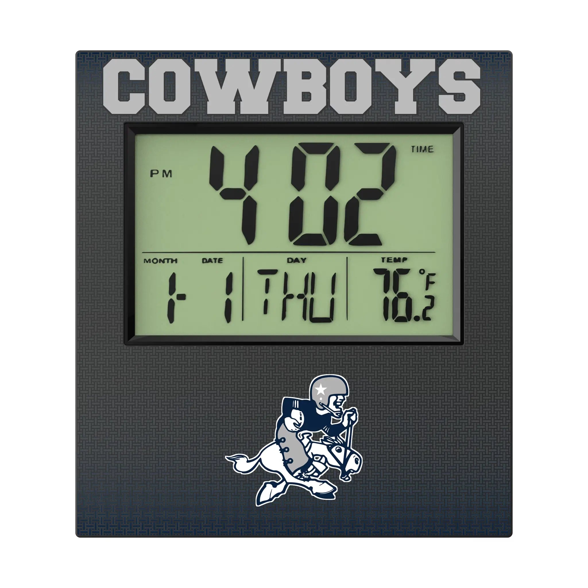 Dallas Cowboys 1966-1969 Historic Collection Linen Wall Clock