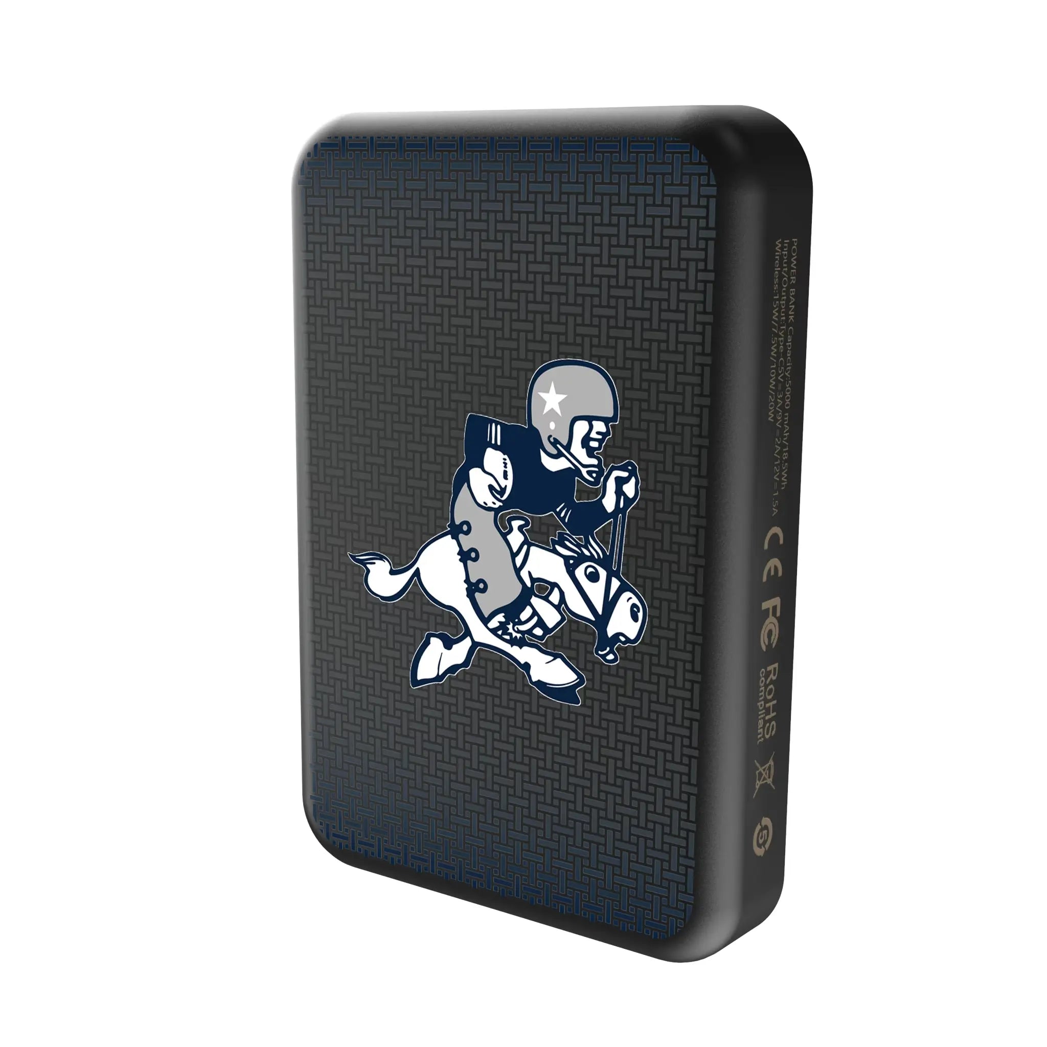 Dallas Cowboys 1966-1969 Historic Collection Linen Wireless Mag Power Bank