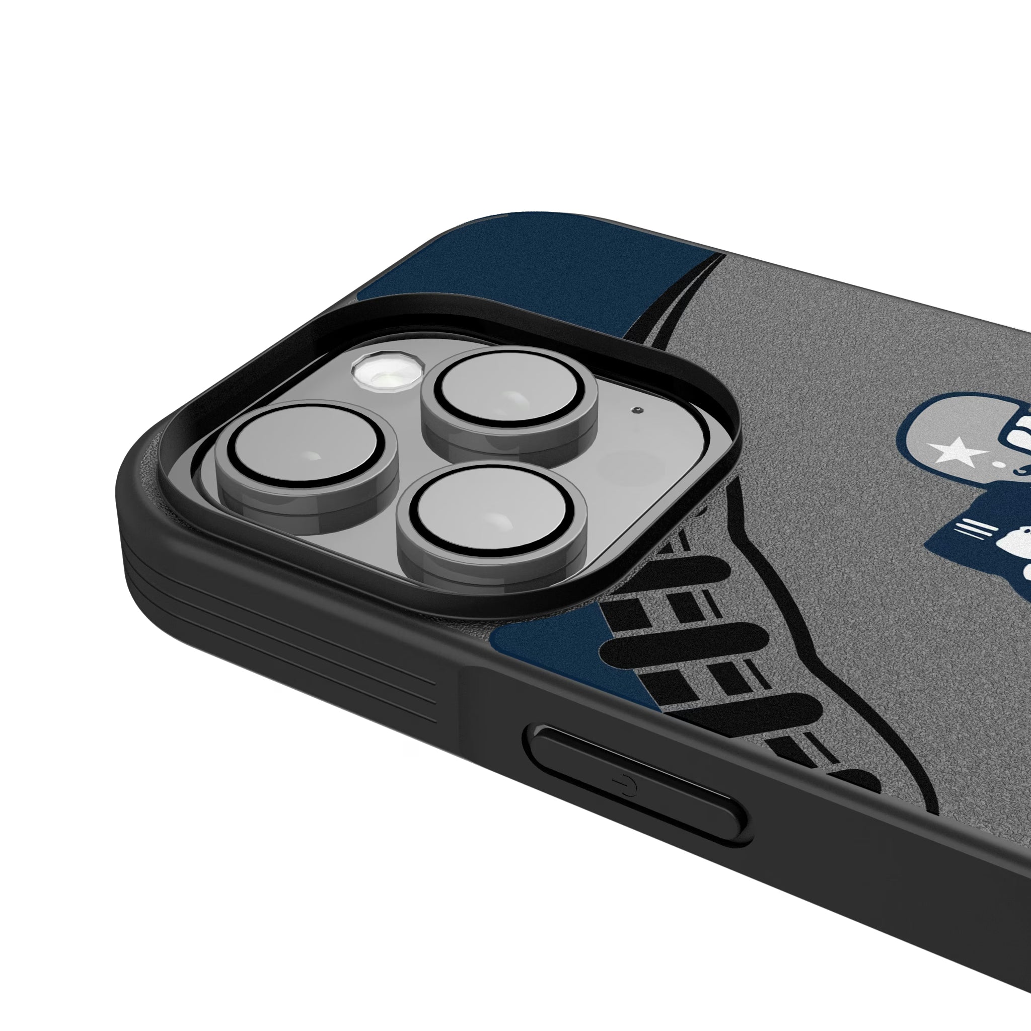 Dallas Cowboys 1966-1969 Historic Collection Passtime iPhone Bump Phone Case for Apple iPhone - Detail