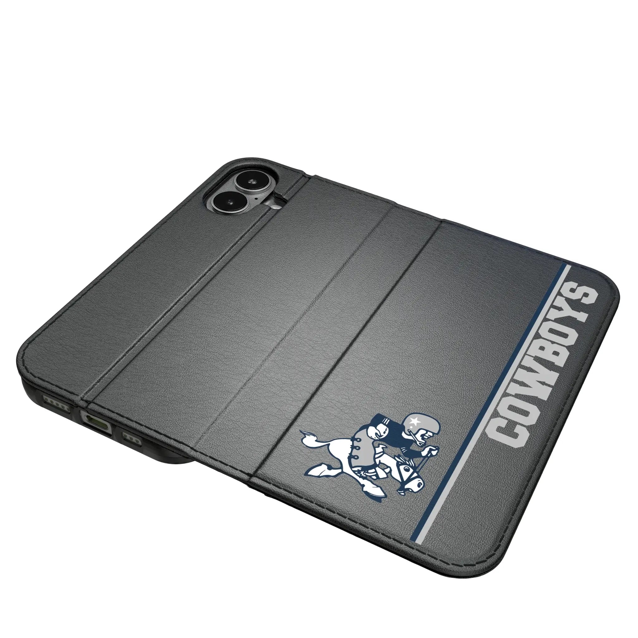 Dallas Cowboys 1966-1969 Historic Collection Sidebar iPhone Folio Phone Case for Apple iPhone#Device_iPhone 17